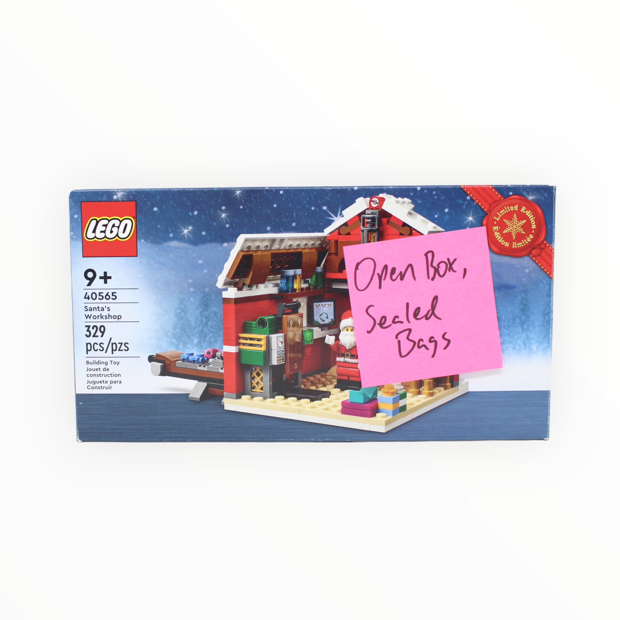 Certified Used Set 40565 LEGO Santa’s Workshop (open box, sealed bags)