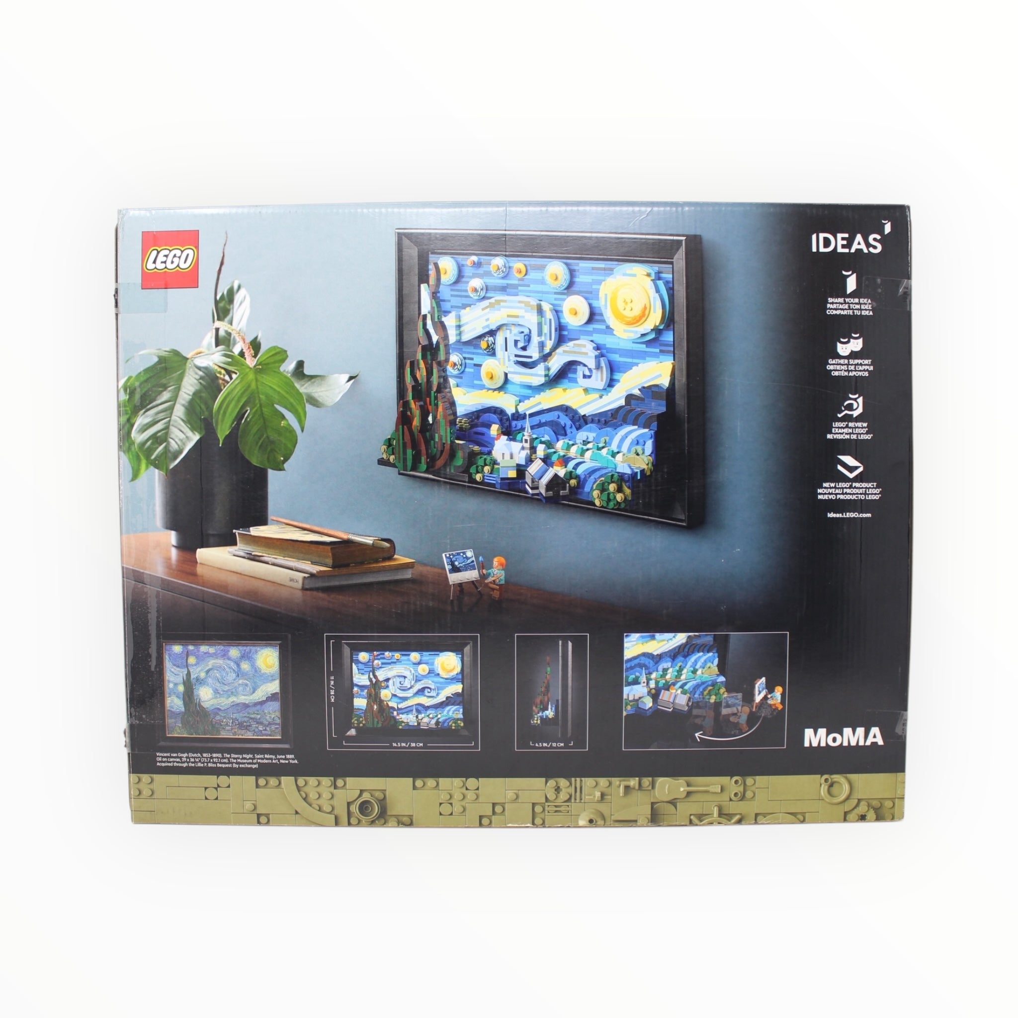 Certified Used Set 21333 LEGO Ideas Vincent van Gogh - The Starry Night (open box, most bags sealed)