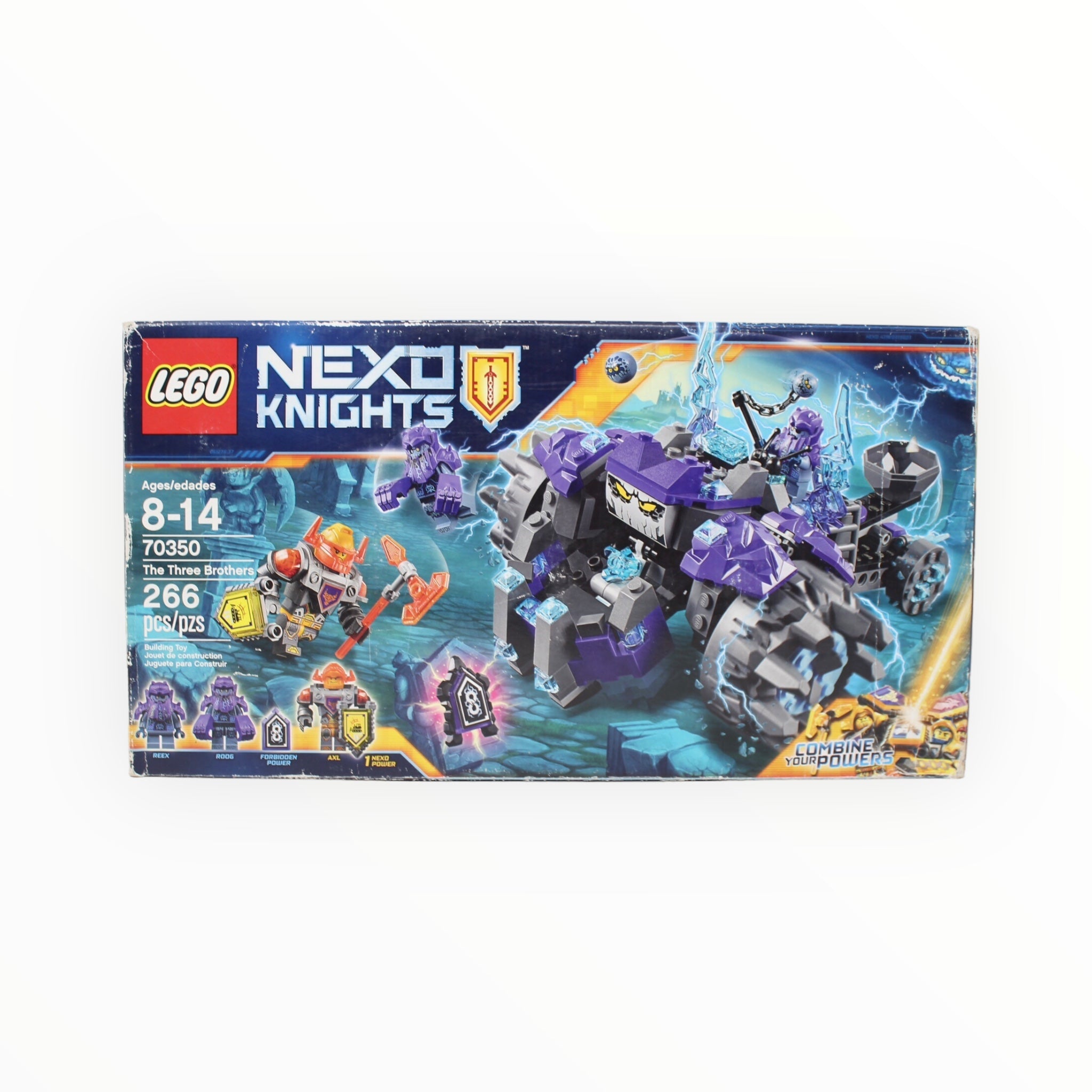 Certified Used Set 70350 Nexo Knights The Three Brothers