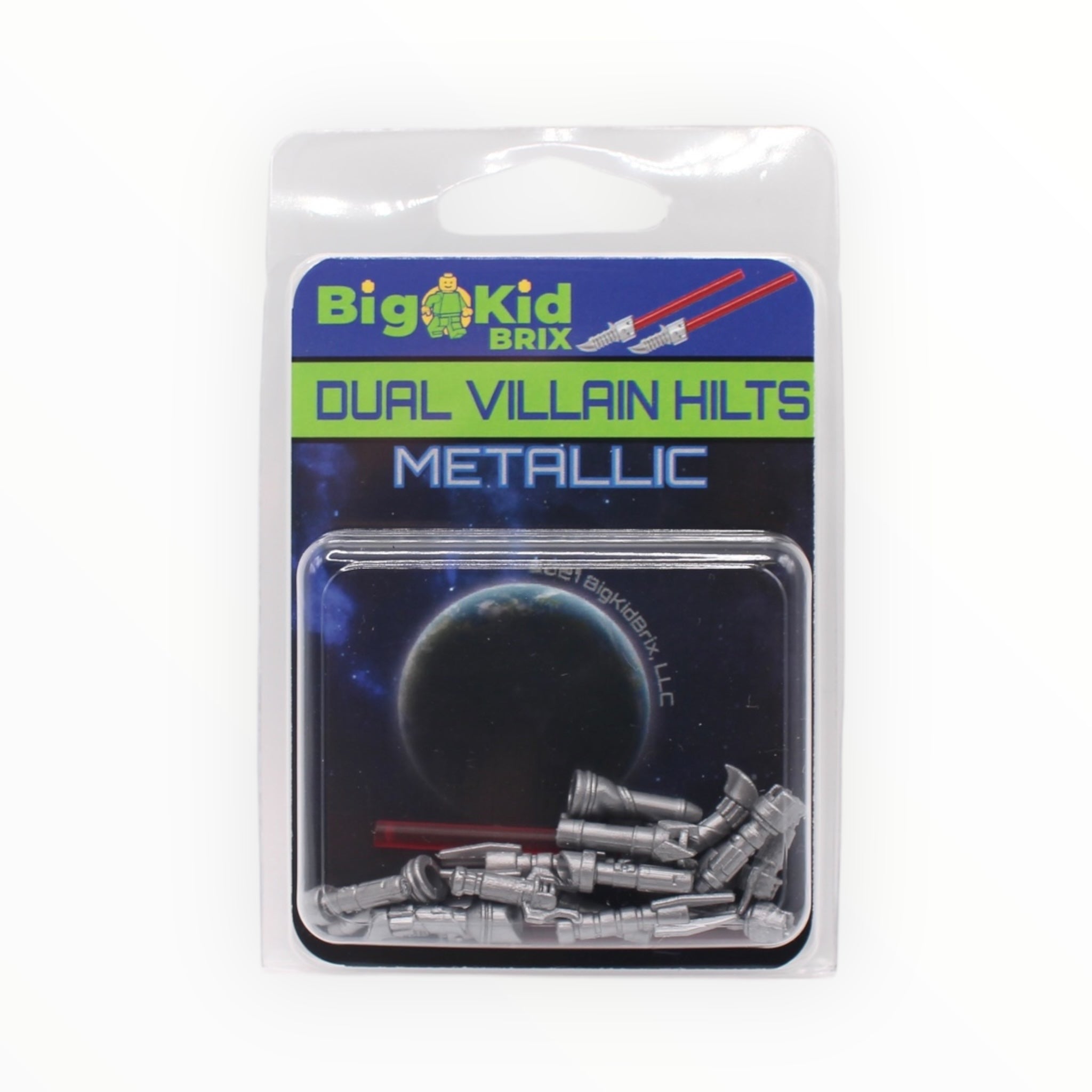 BigKidBrix Lightsabers Dual Villain Hilts - Metallic