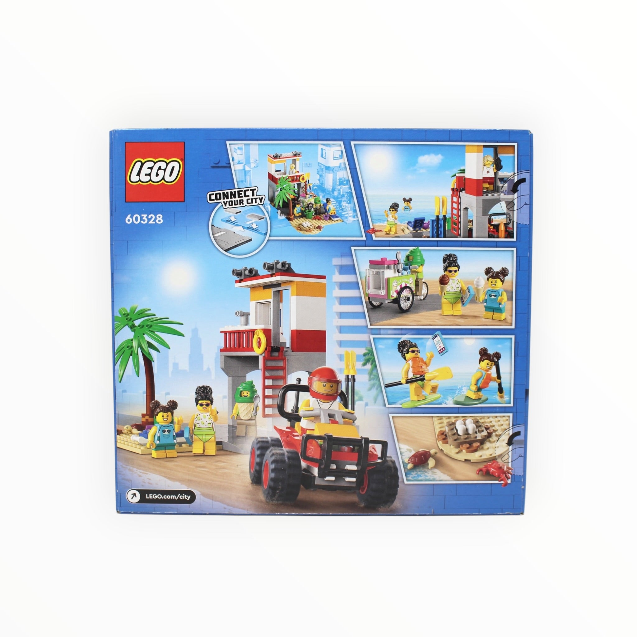 Retired Set 60328 City Beach Lifeguard Station (some box damage)