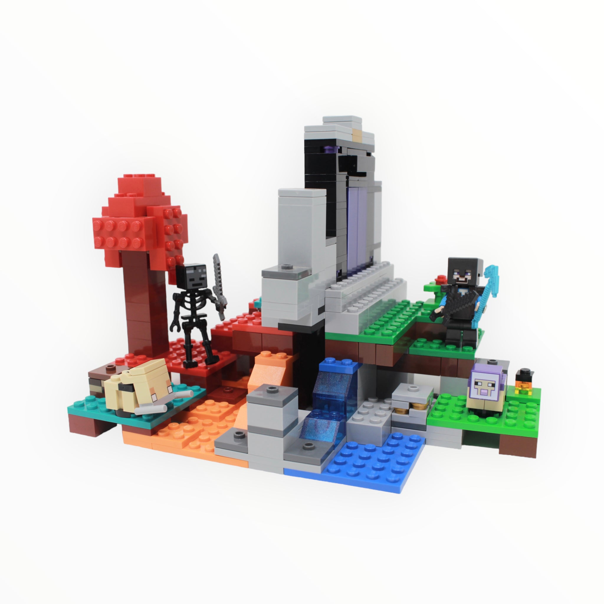 Used Set 21172 Minecraft The Ruined Portal