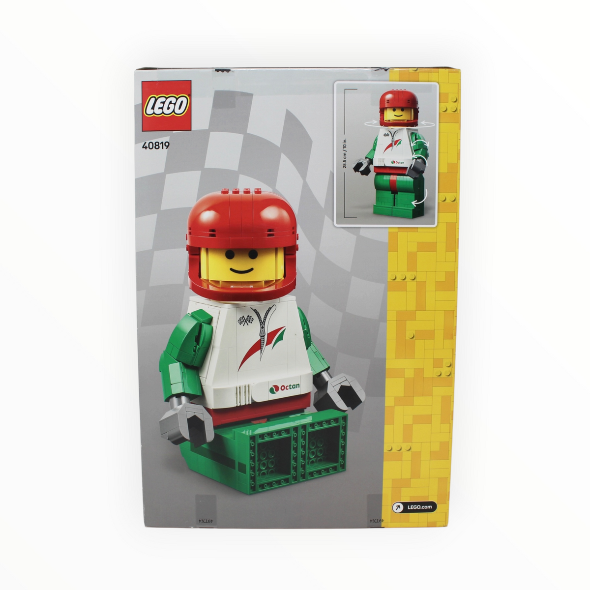 Certified Used Set 40819 Up-Scaled Racing Driver Minifigure