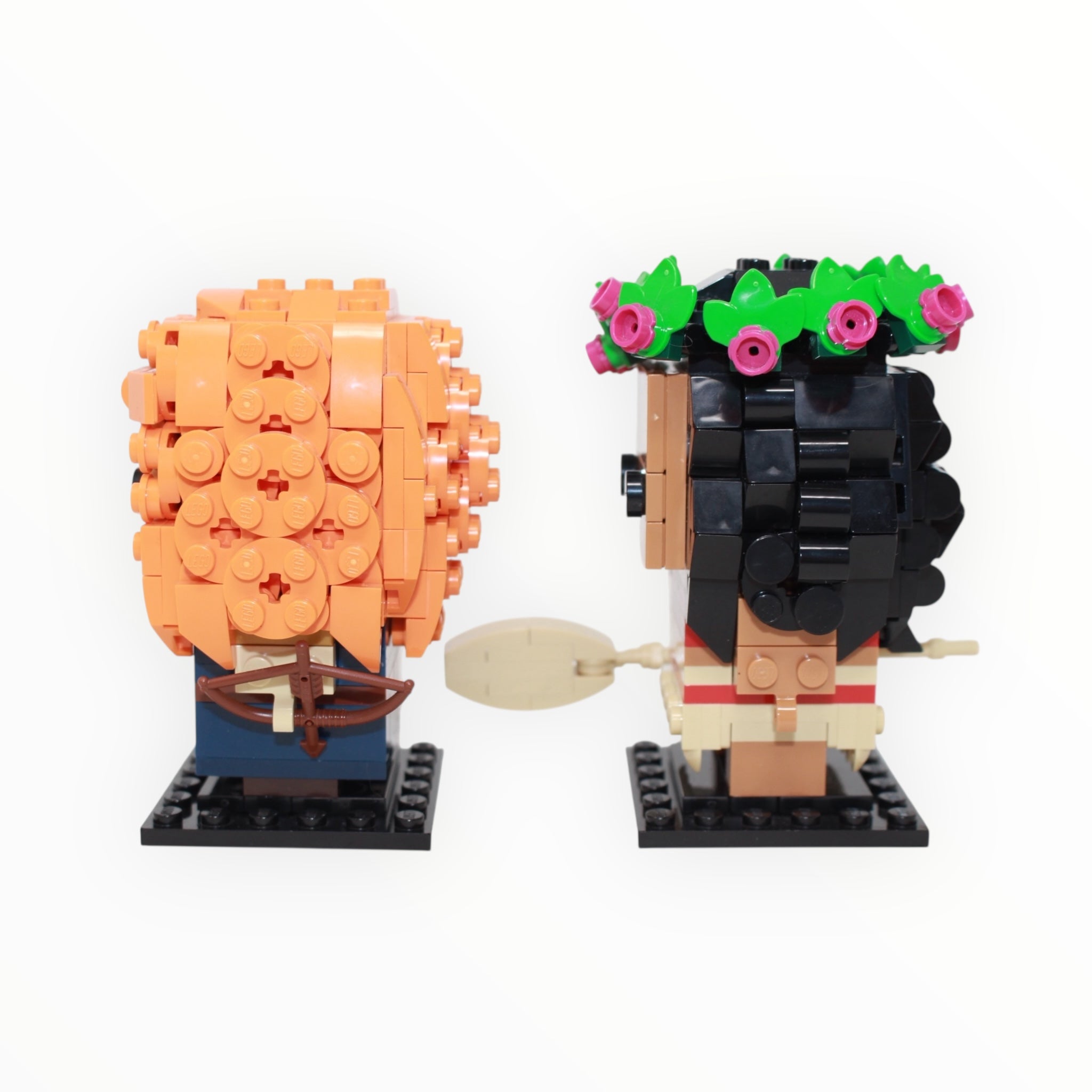 Used Set 40621 BrickHeadz Disney Moana & Merida
