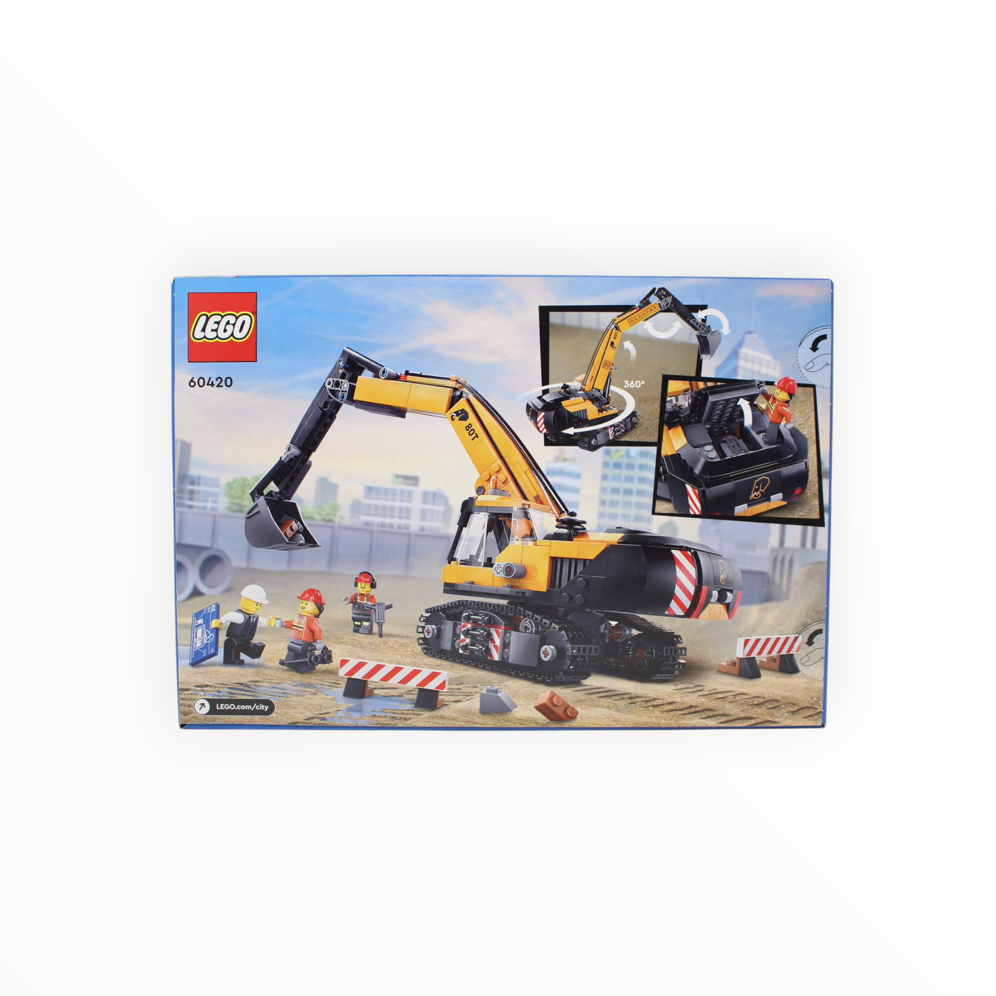 Retired Set 60420 City Construction Excavator