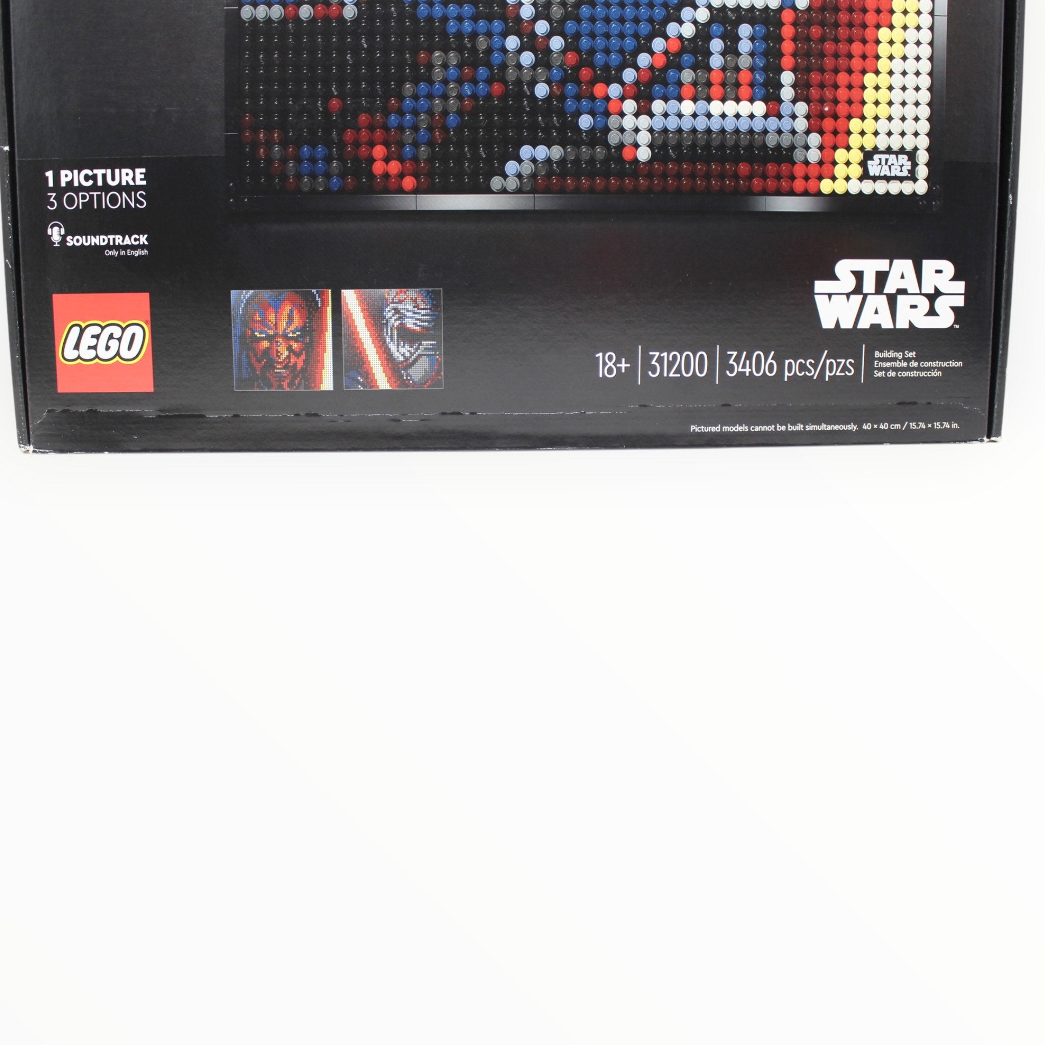 Retired Set 31200 Star Wars The Sith Mosaic (box creased)