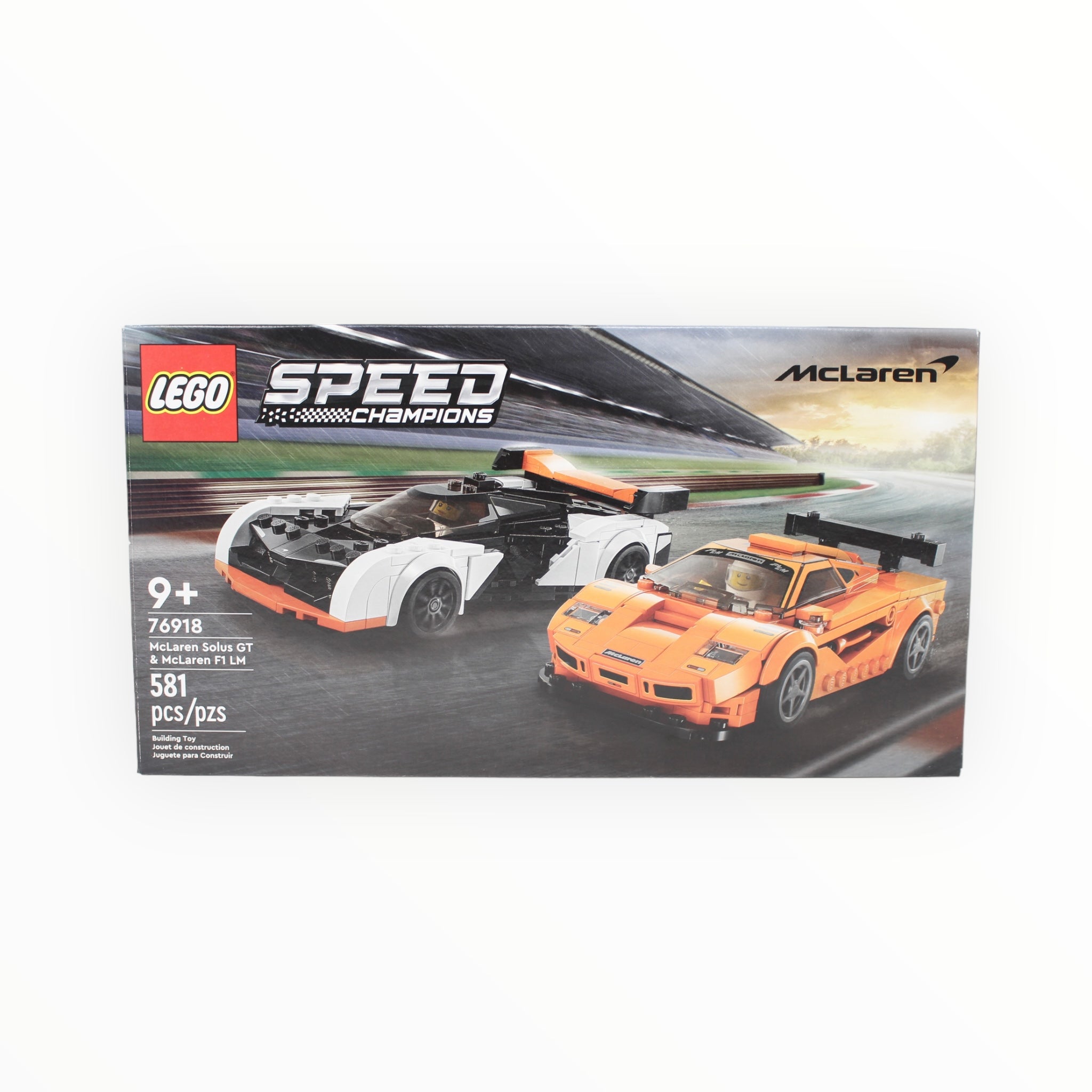 Certified Used Set 76918 Speed Champions McLaren Solus GT & McLaren F1 LM