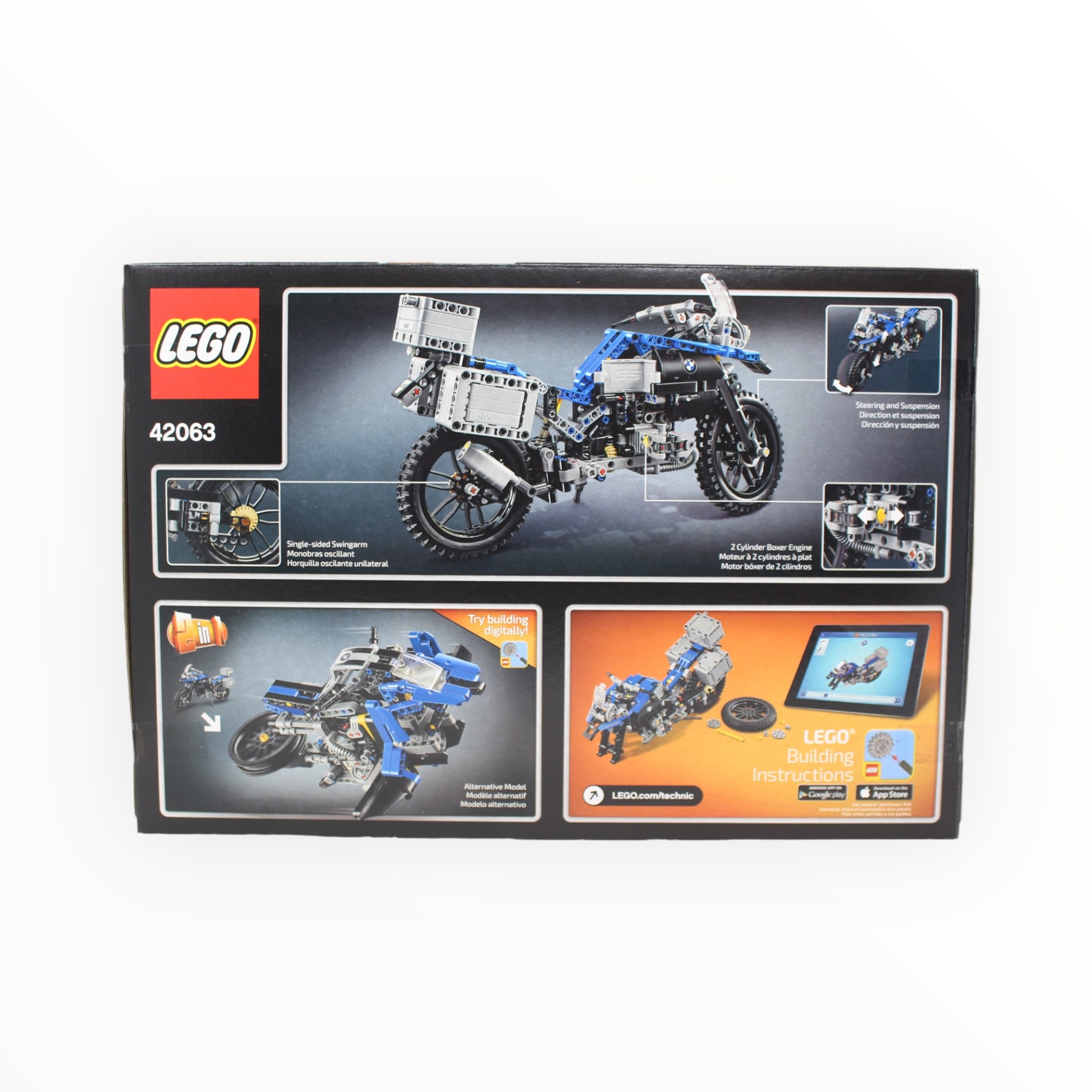 Retired Set 42063 Technic BMW R 1200 GS Adventure