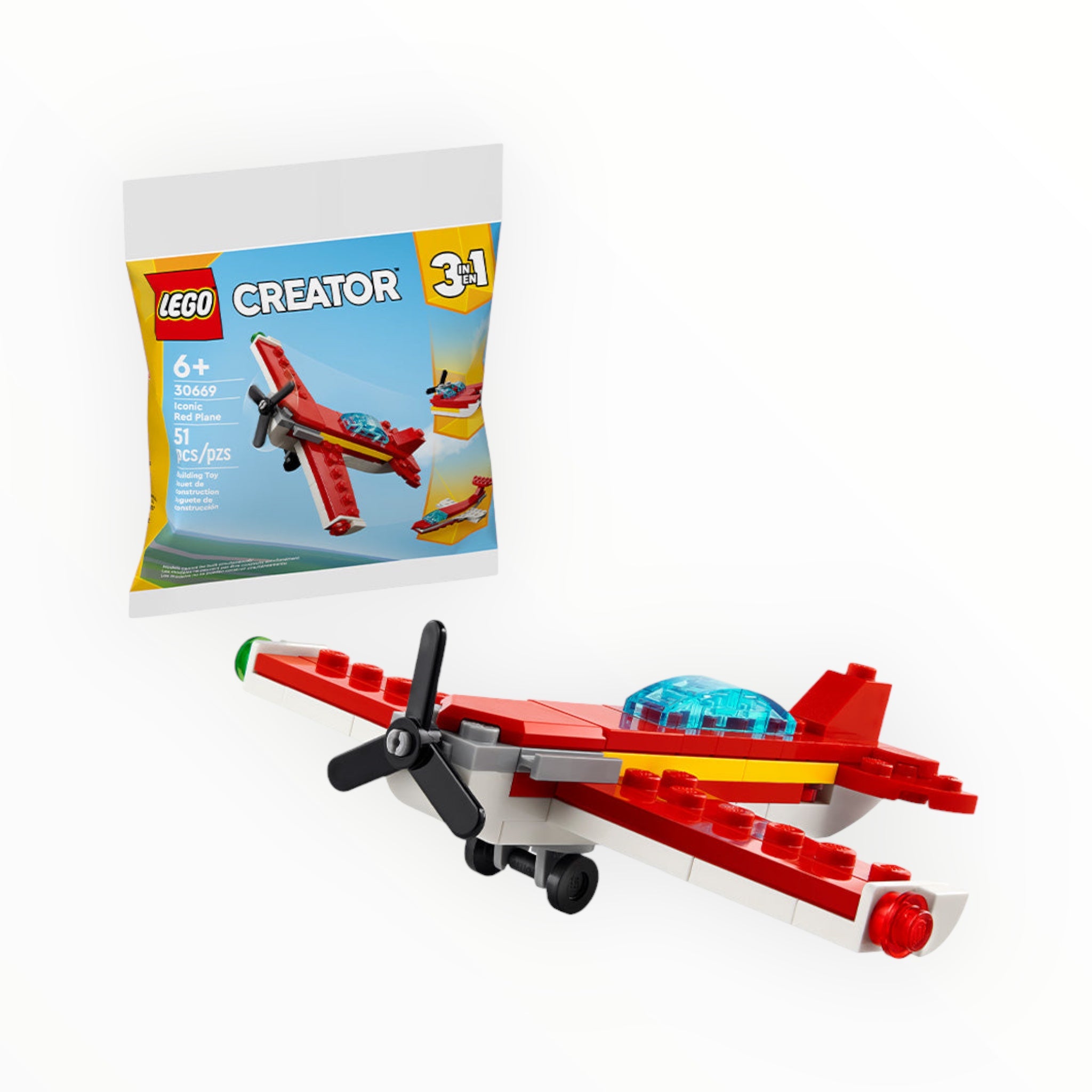 Polybag 30669 Creator Iconic Red Plane