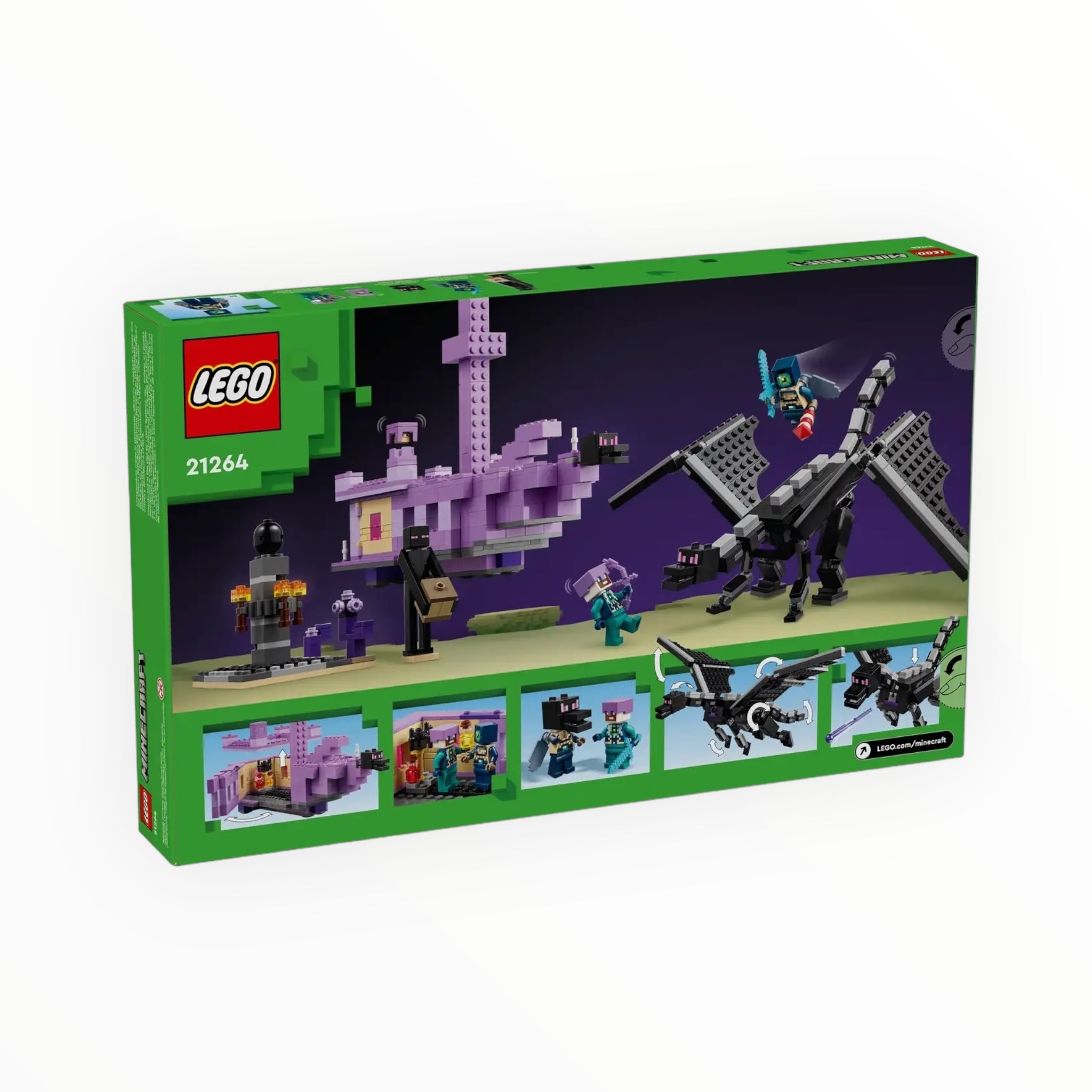 21264 Minecraft The Ender Dragon and End Ship