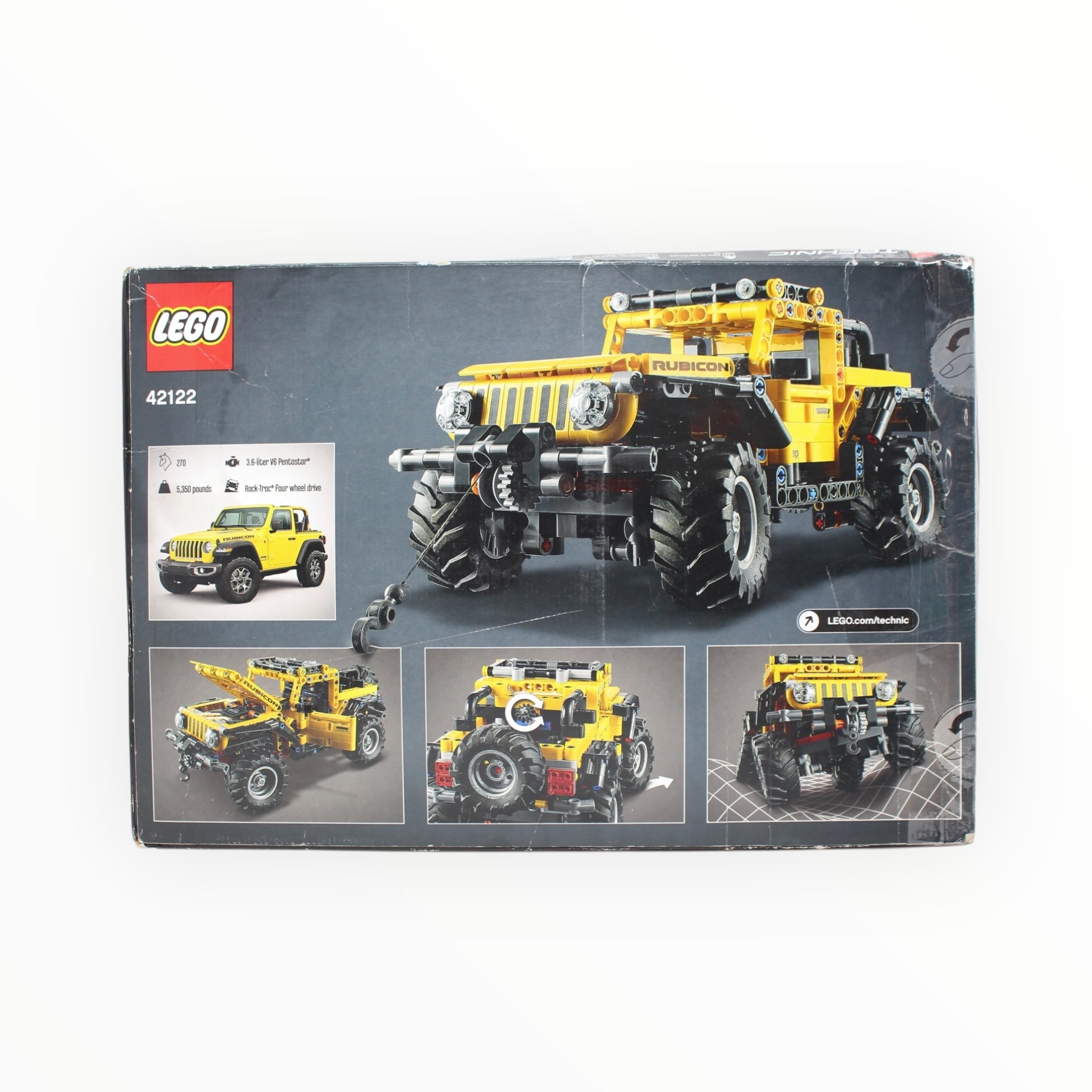 Certified Used Set 42122 Technic Jeep Wrangler (open damaged box, sealed bags)