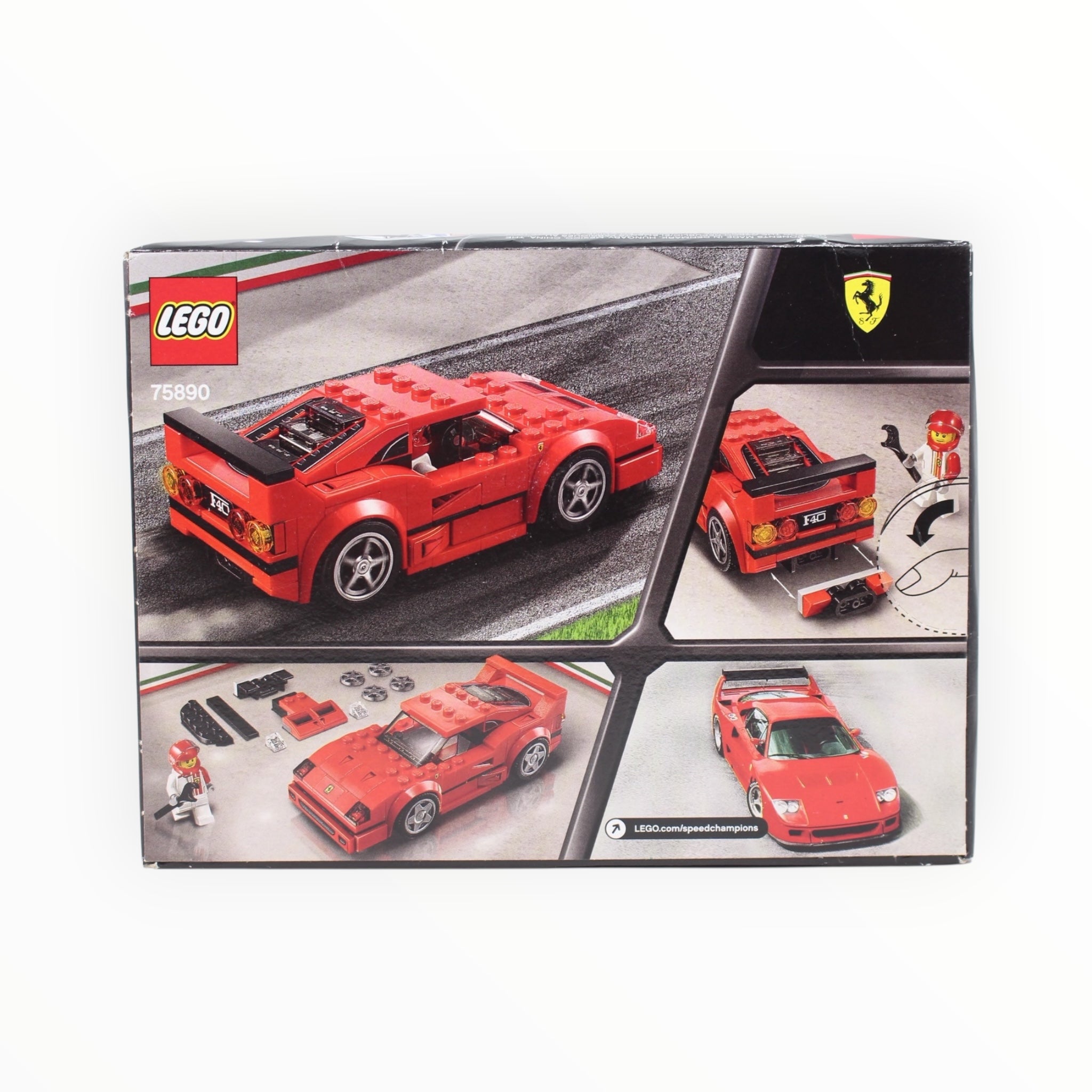 Retired Set 75890 Speed Champions Ferrari F40 Competizione (slight box damage)