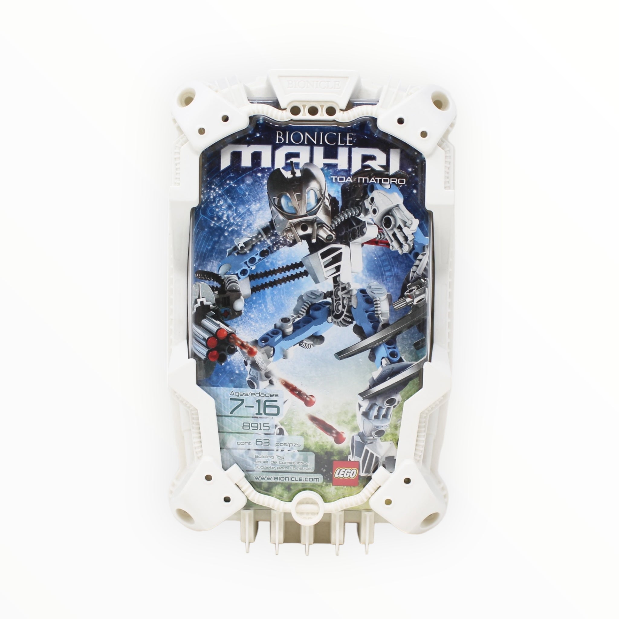 Certified Used Set 8915 Bionicle Toa Matoro (open outer box, sealed inner box)