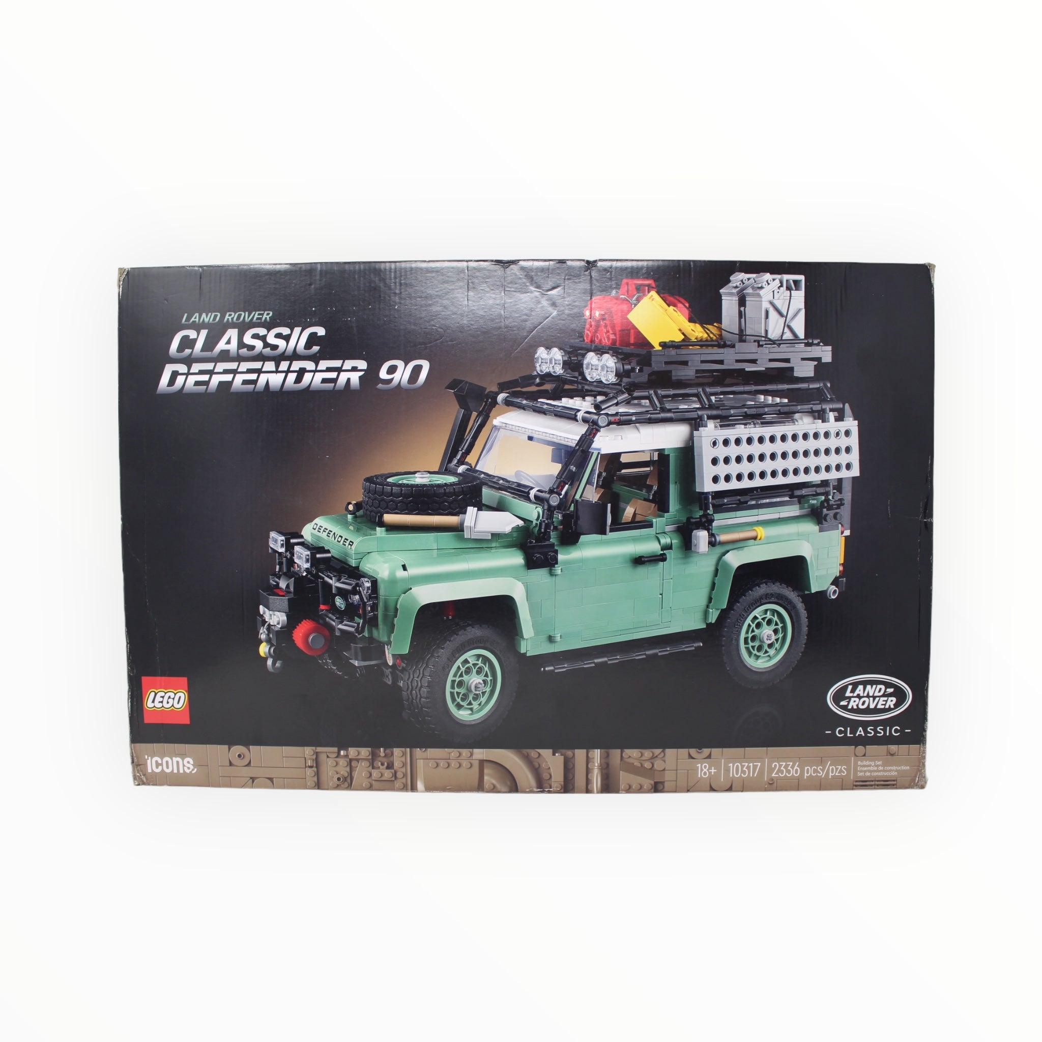 Certified Used Set 10317 Icons Land Rover Classic Defender 90 (open box, sealed bags)