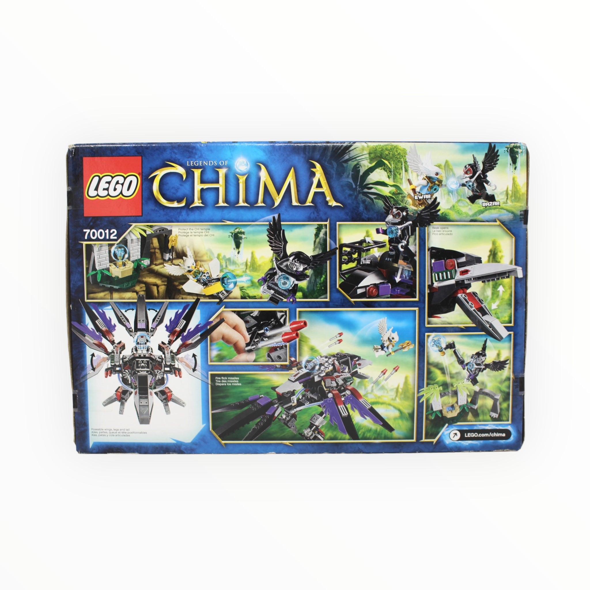 Retired Set 70012 Chima Razar’s CHI Raider