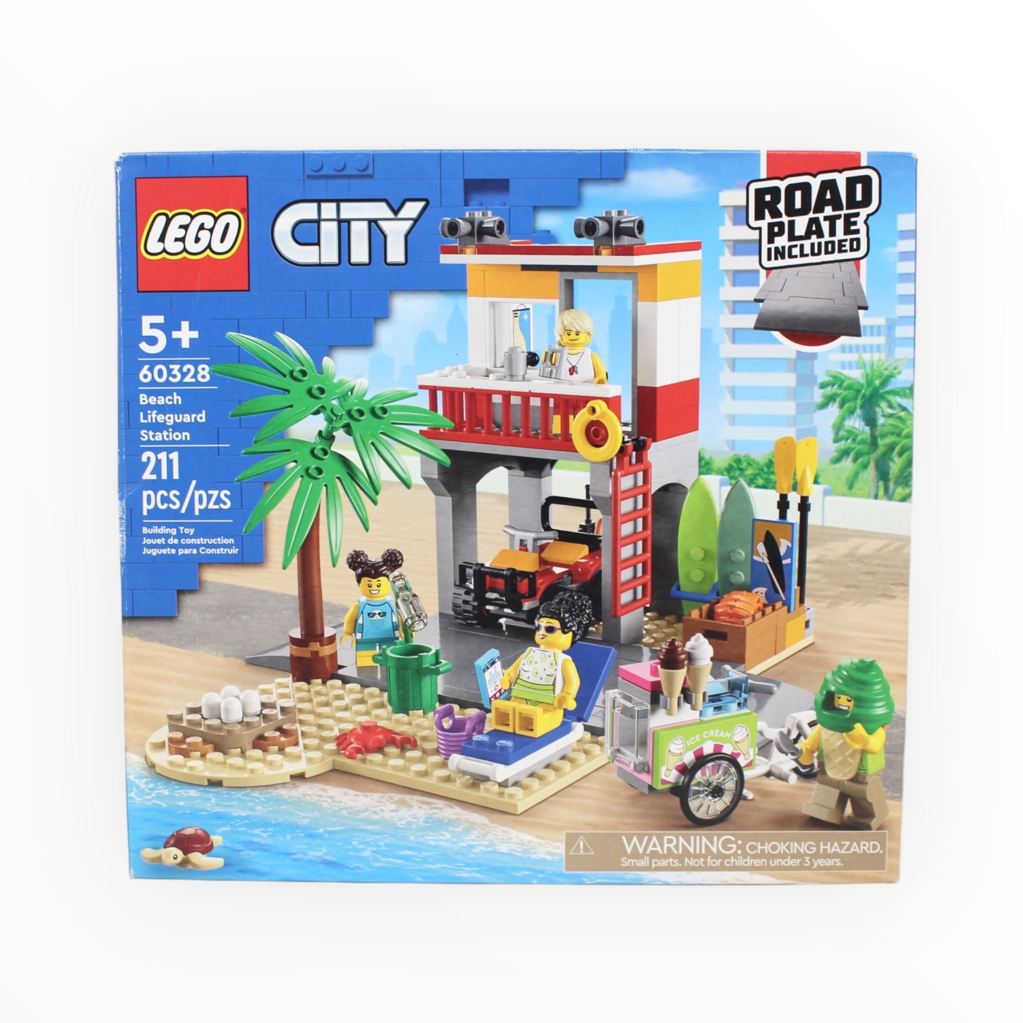 Certified Used Set 60328 City Beach Lifeguard Station