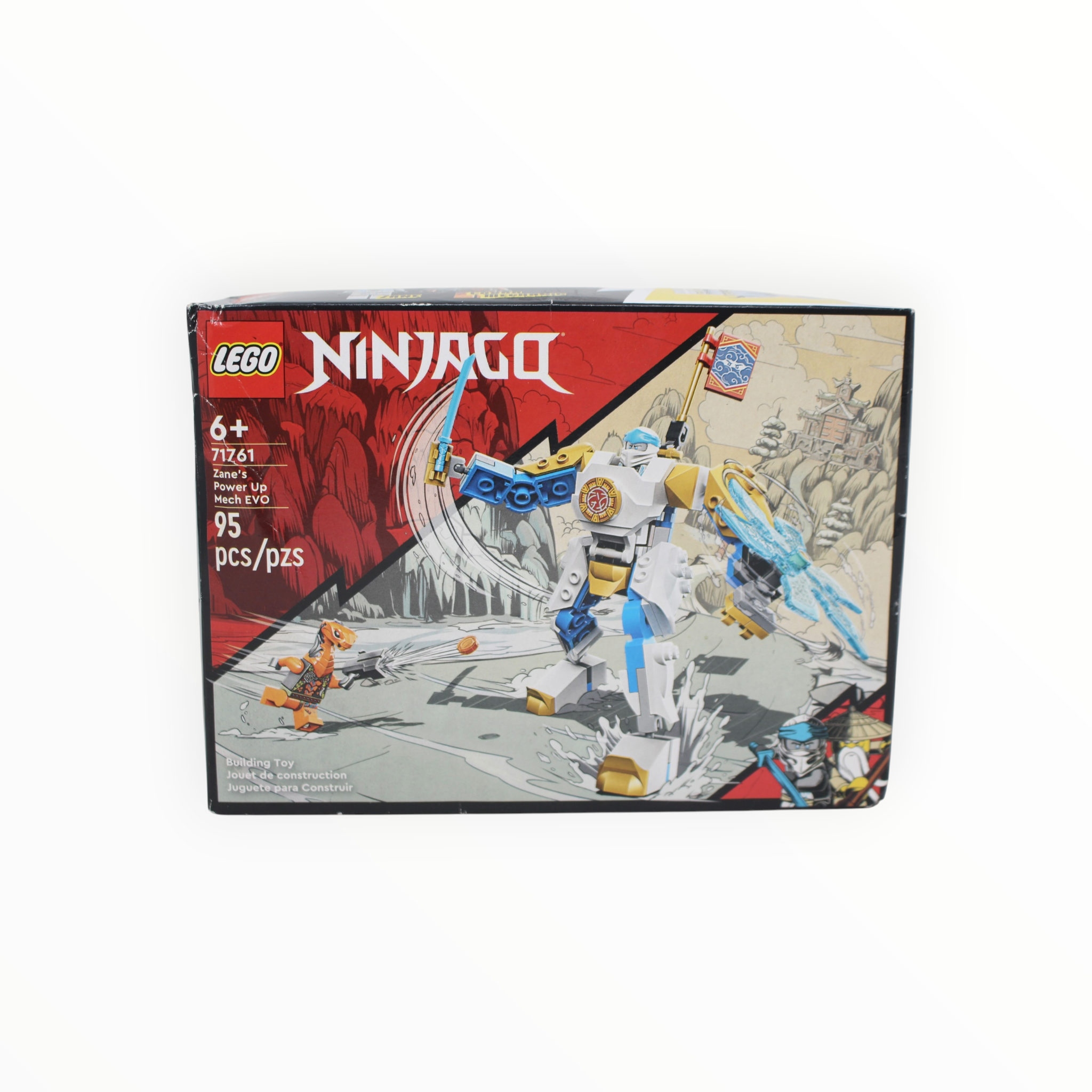 Retired Set 71761 Ninjago Zane’s Power Up Mech EVO (damaged box)