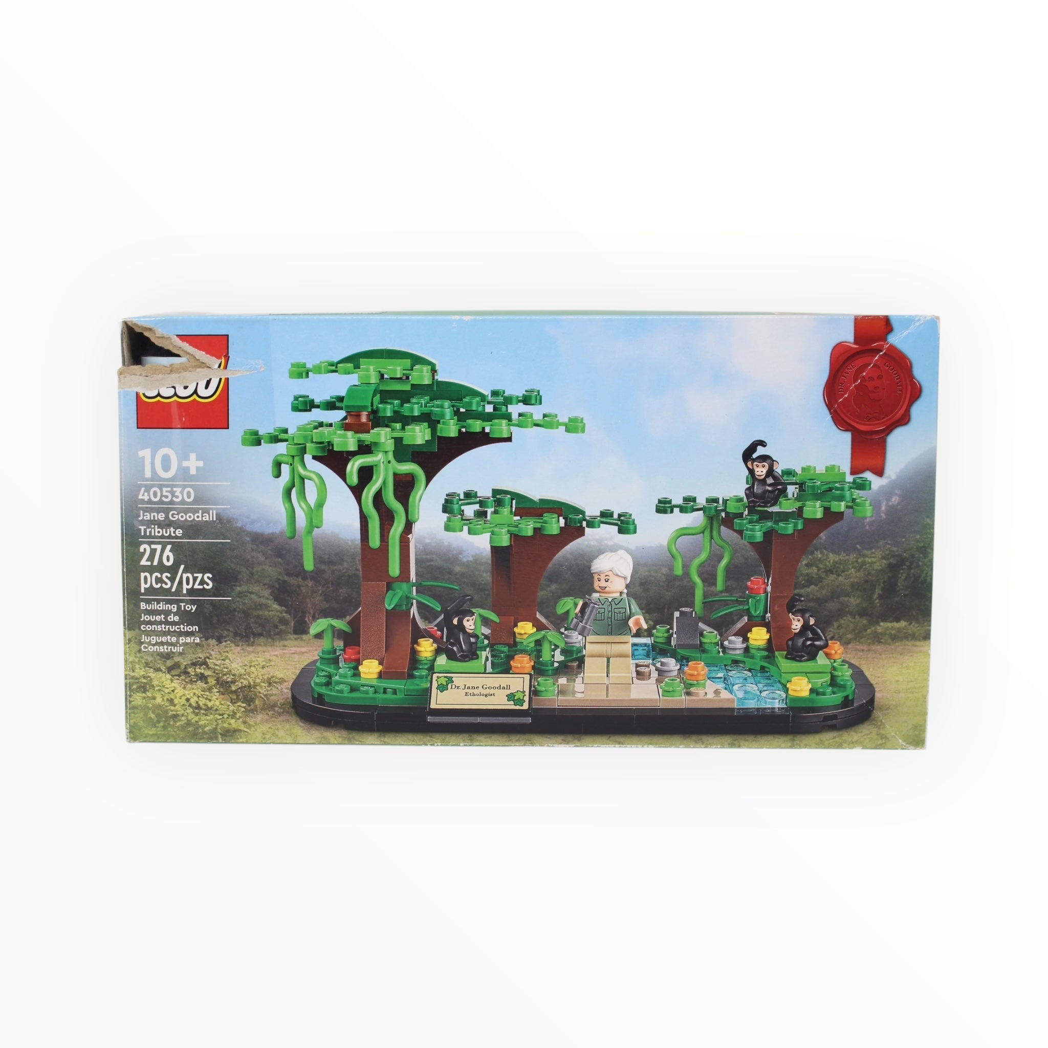 Certified Used Set 40530 LEGO Jane Goodall Tribute (damaged box)