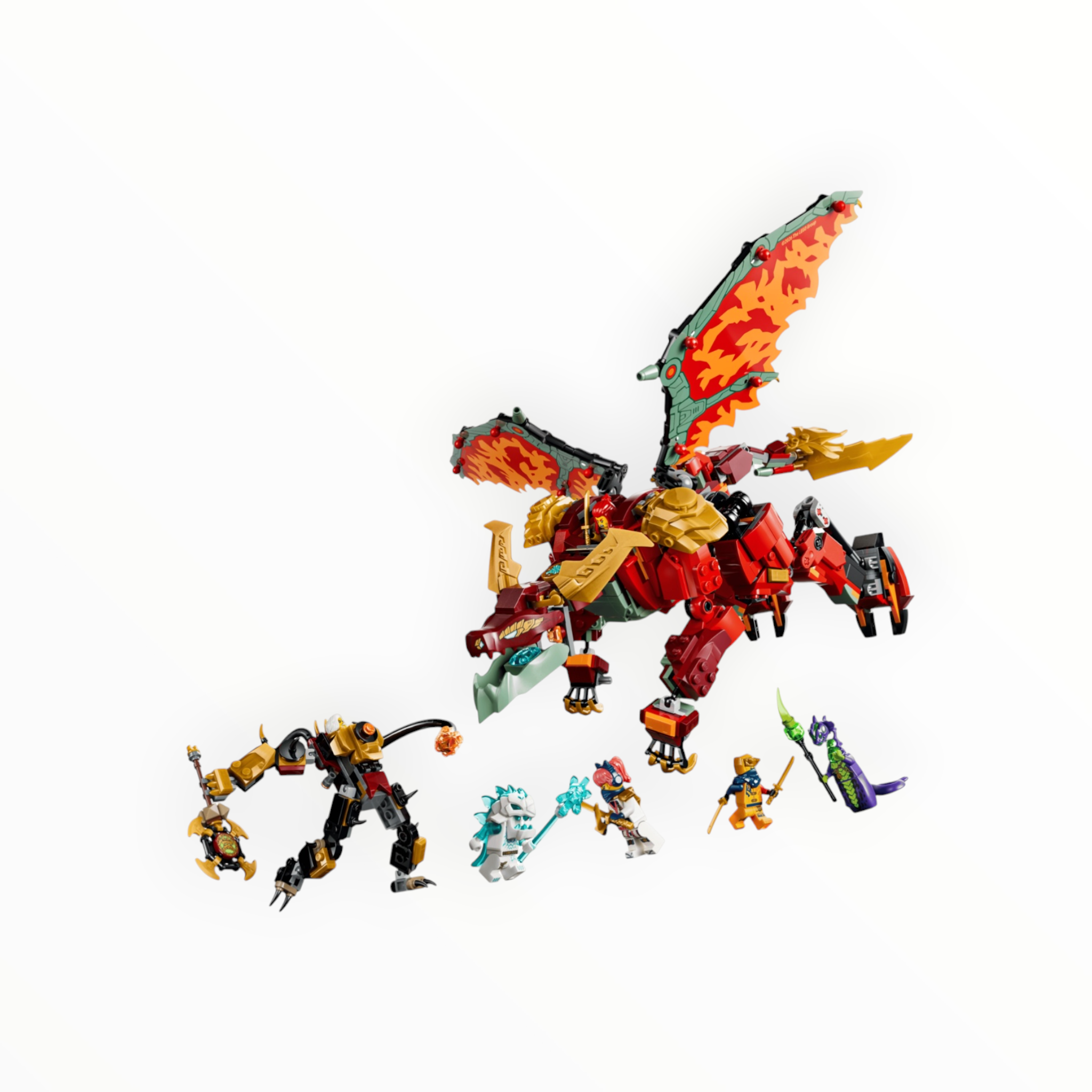 71868 Ninjago Wyldfyre's Transforming Dragon Mech
