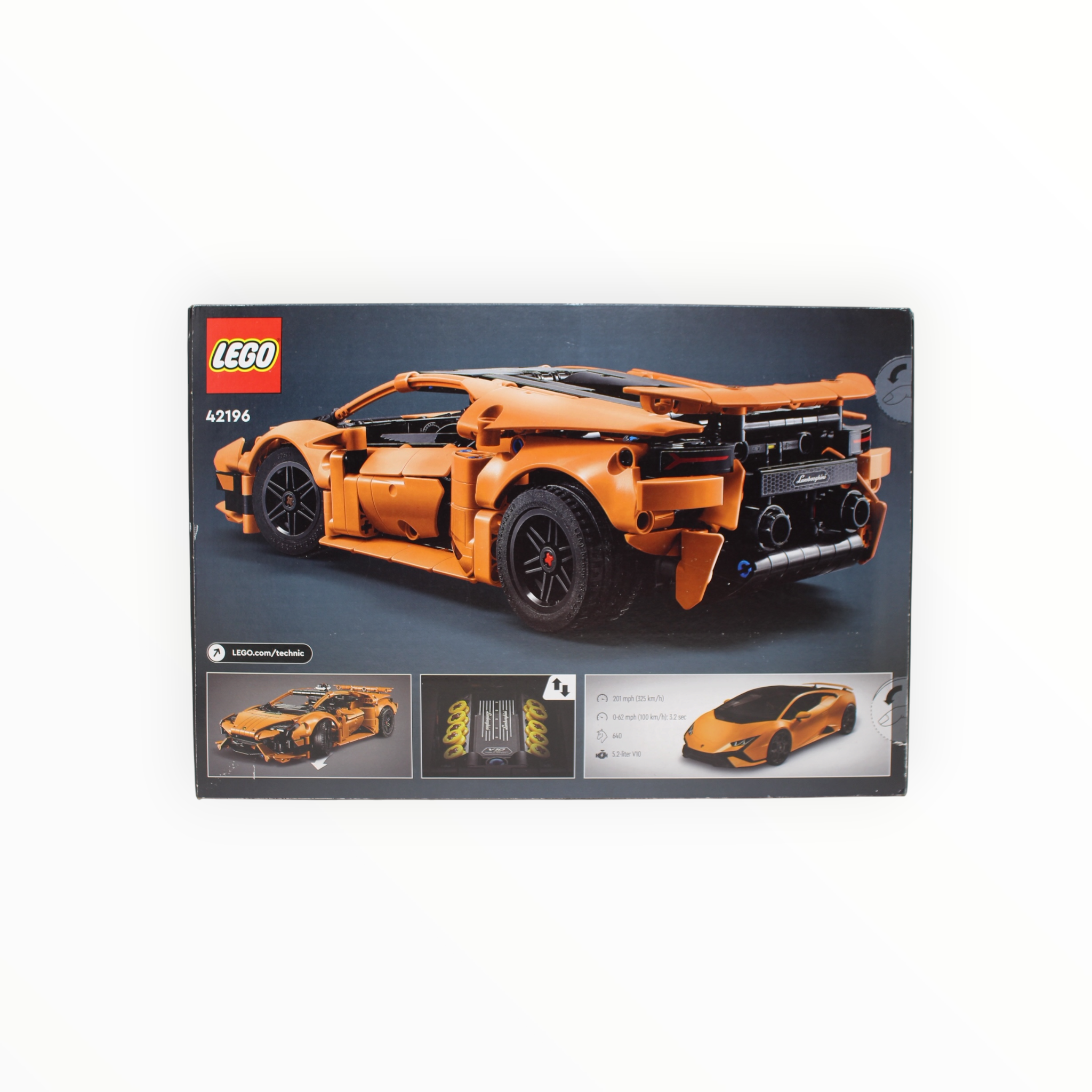 Retired Set 42196 Technic Lamborghini Huracán Tecnica Orange (slight box damage)