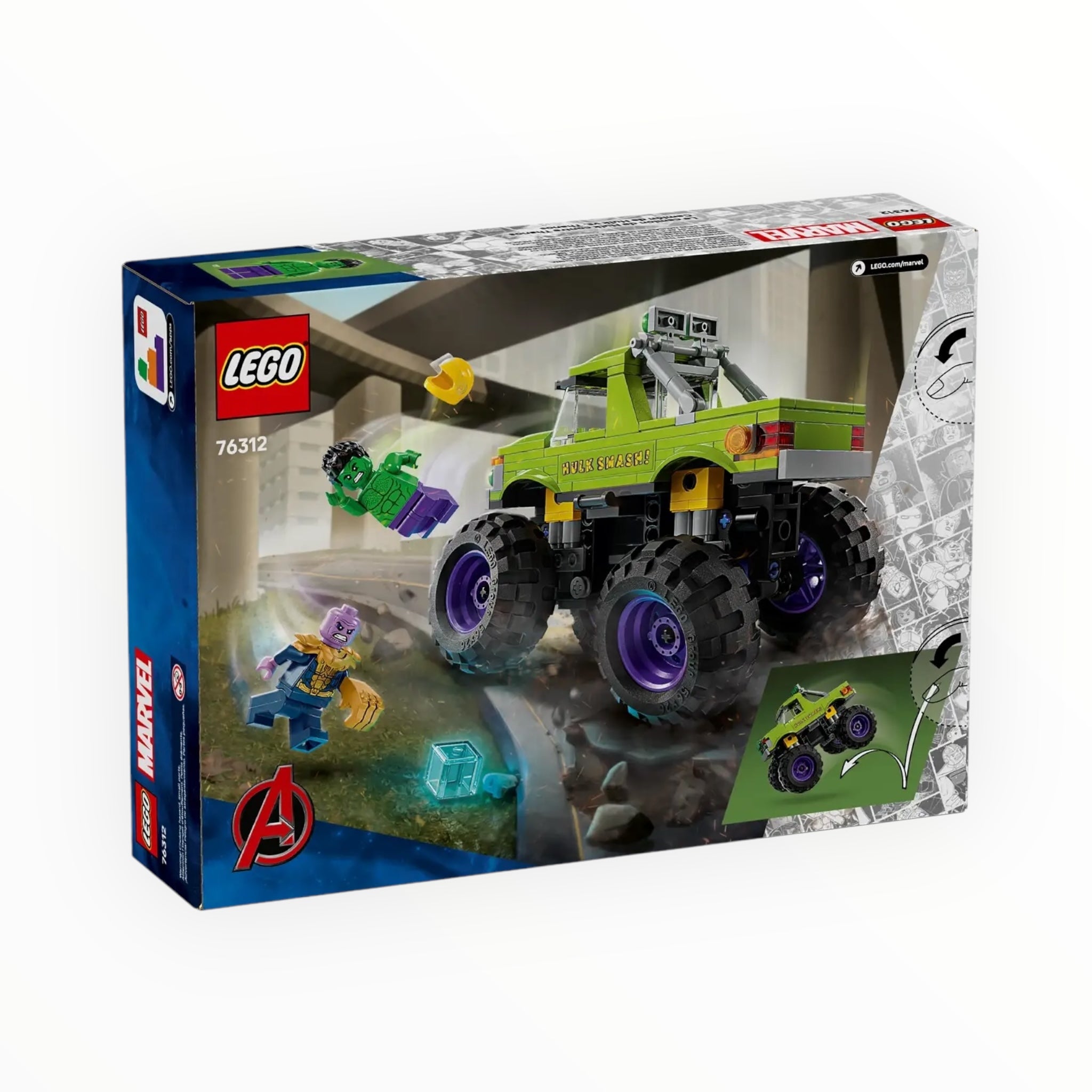 76312 Marvel The Hulk Truck vs. Thanos