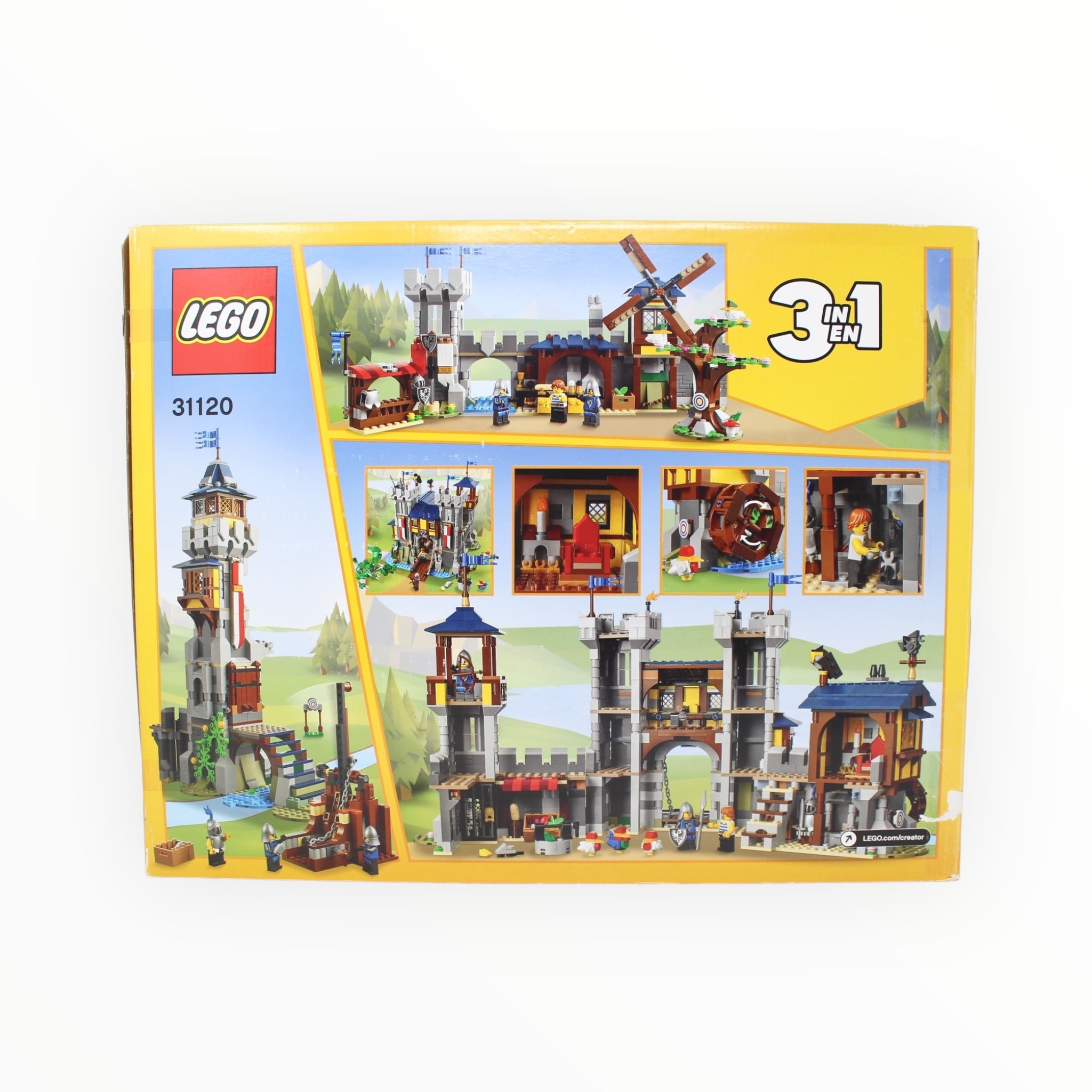 Certified Used Set 31120 Creator Medieval Castle (some bags sealed)