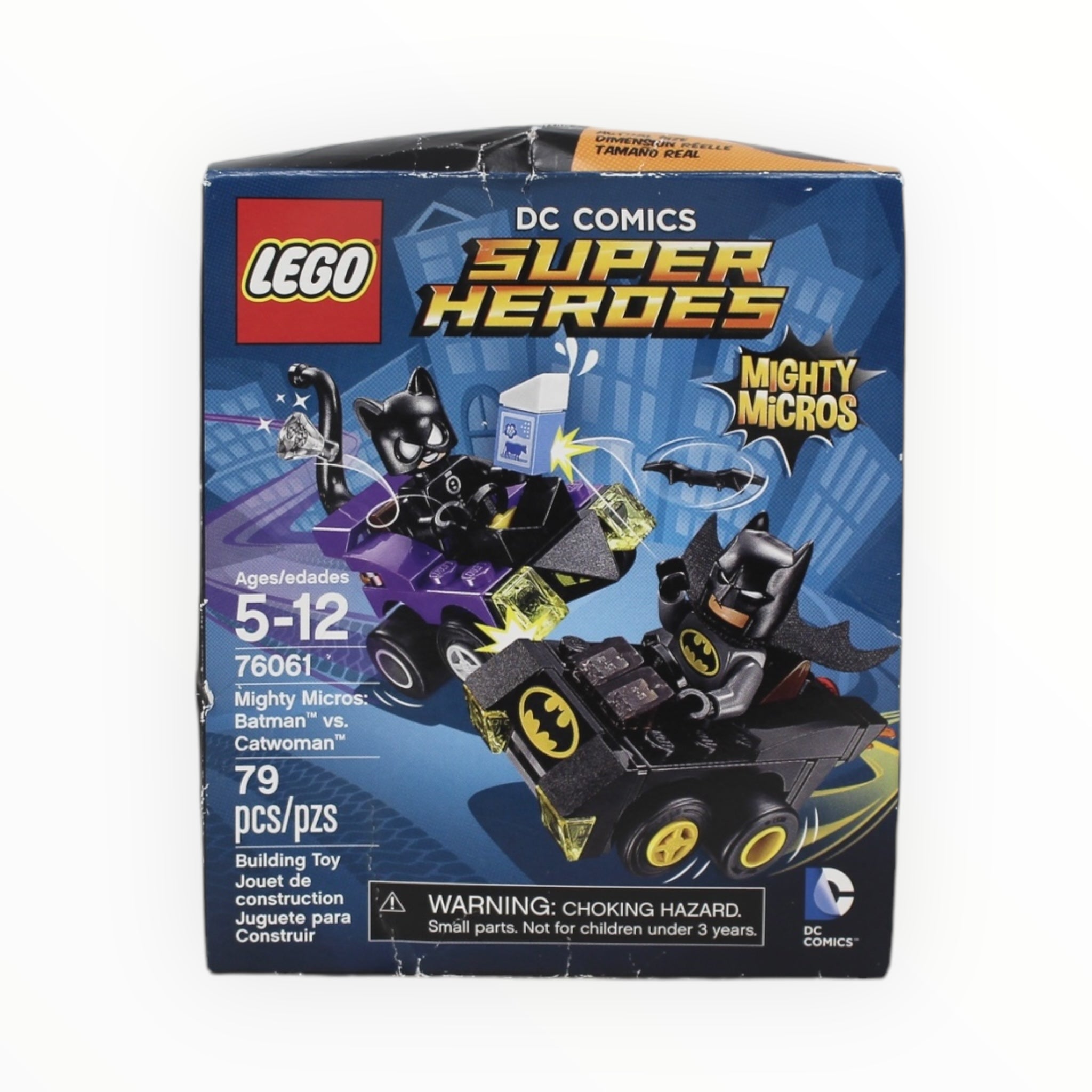 Retired Set 76061 DC Super Heroes Mighty Micros: Batman vs. Catwoman (damaged box)