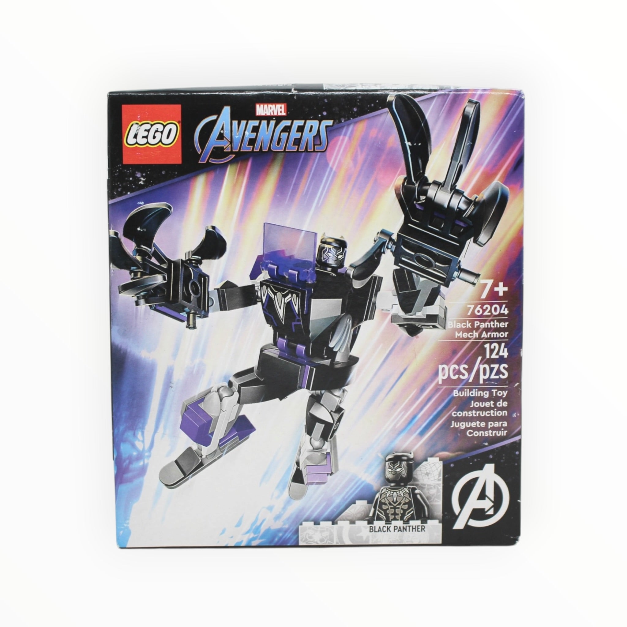 Retired Set 76204 Marvel Black Panther Mech Armor (some box damage)