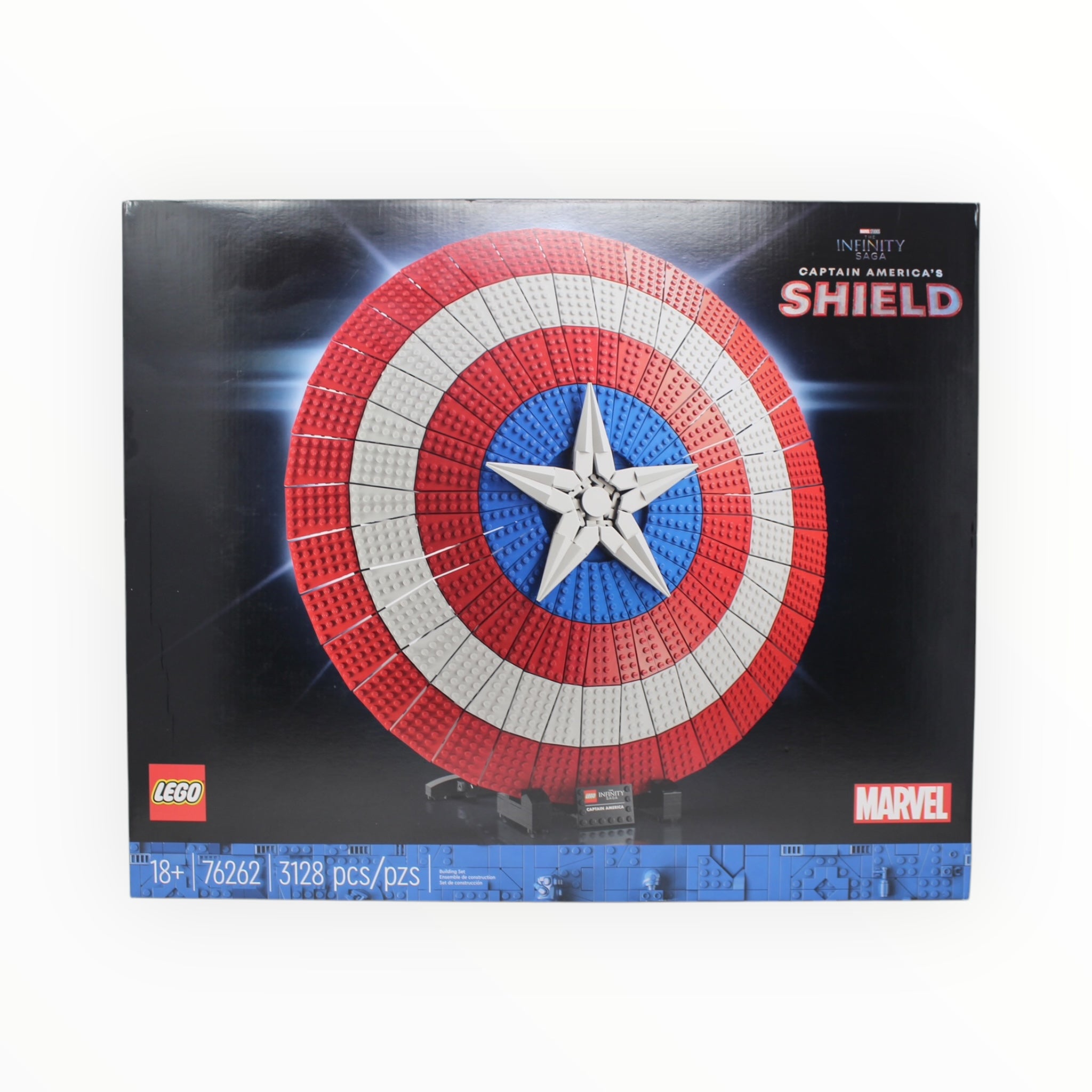 Retired Set 76262 Marvel Captain America’s Shield
