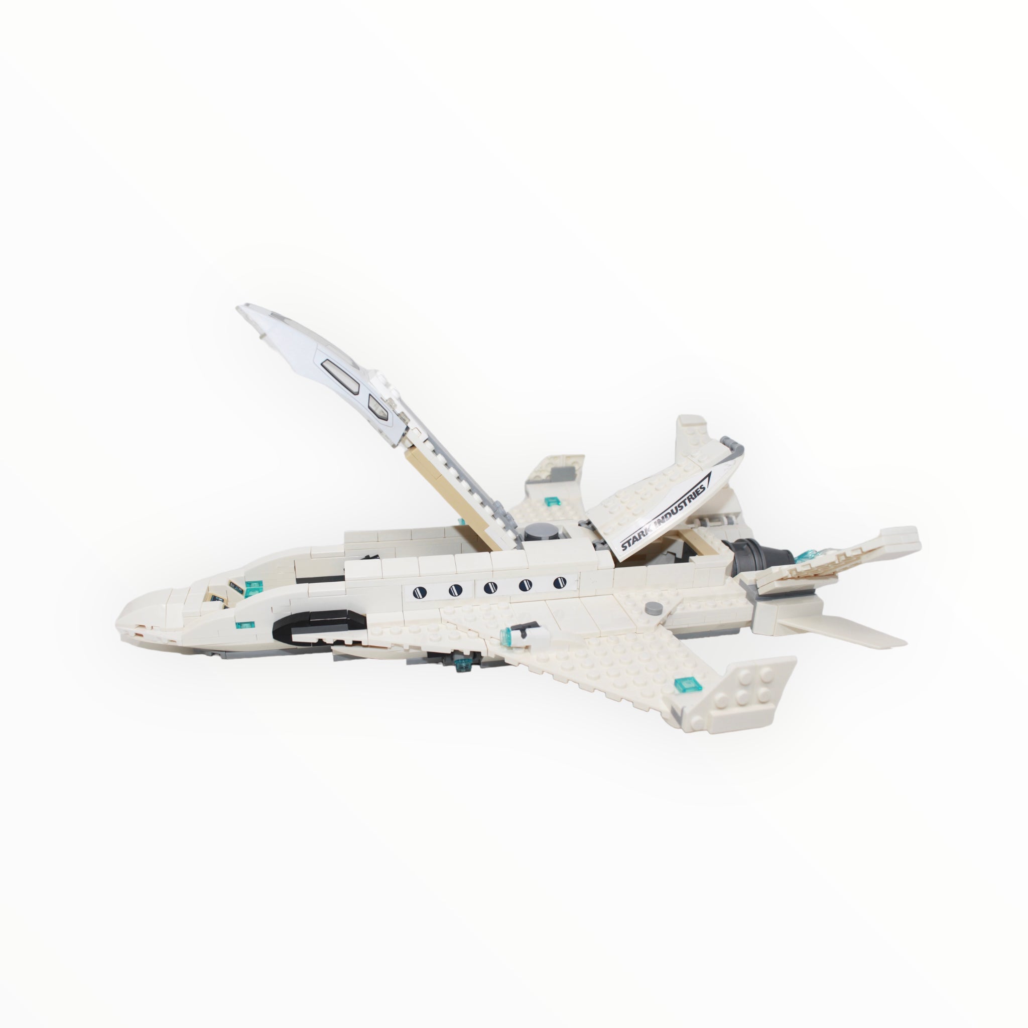 Used Set 76130 Spider-Man: Far From Home Stark Jet and the Drone Attack