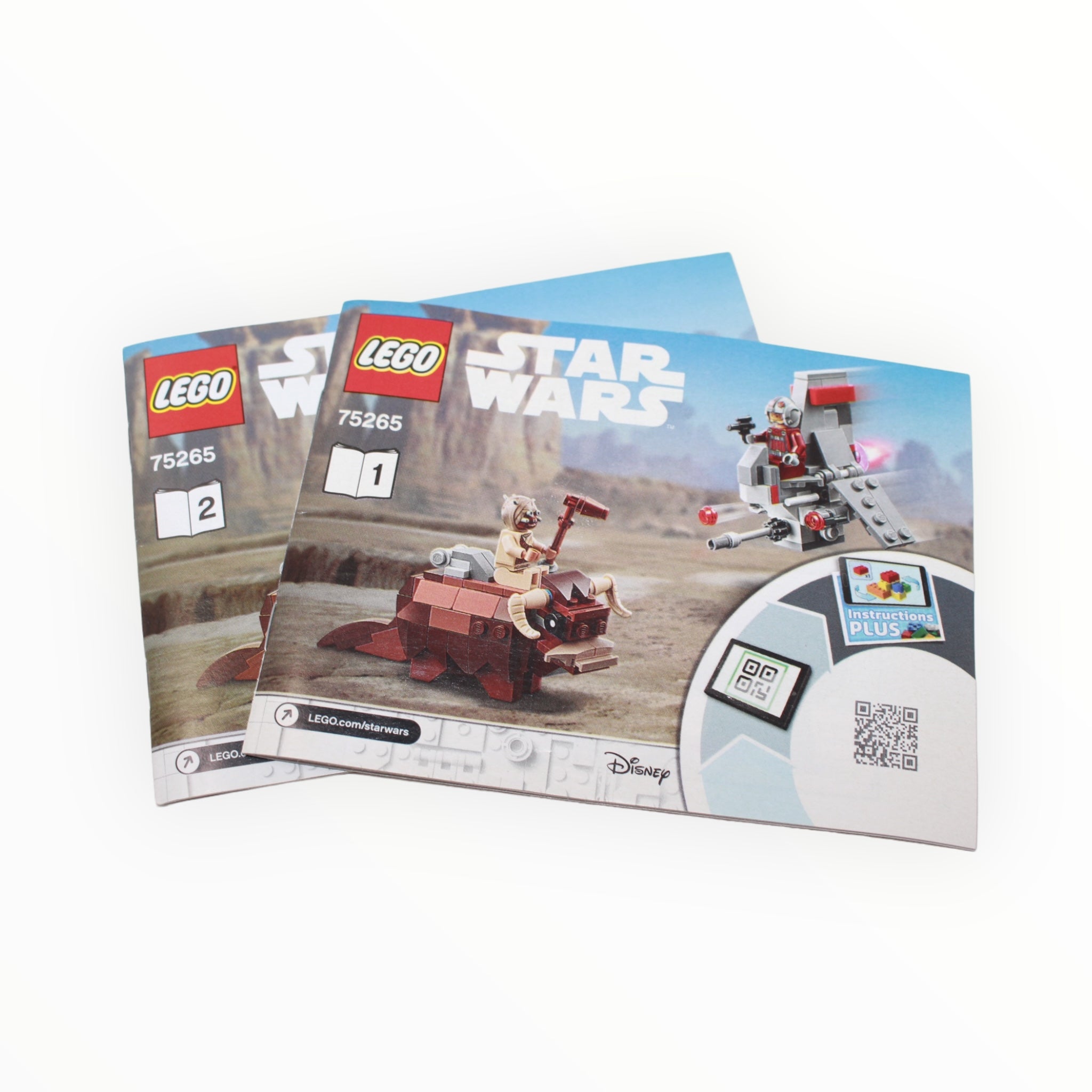 Used Set 75265 Star Wars T-16 Skyhopper vs Bantha Microfighter