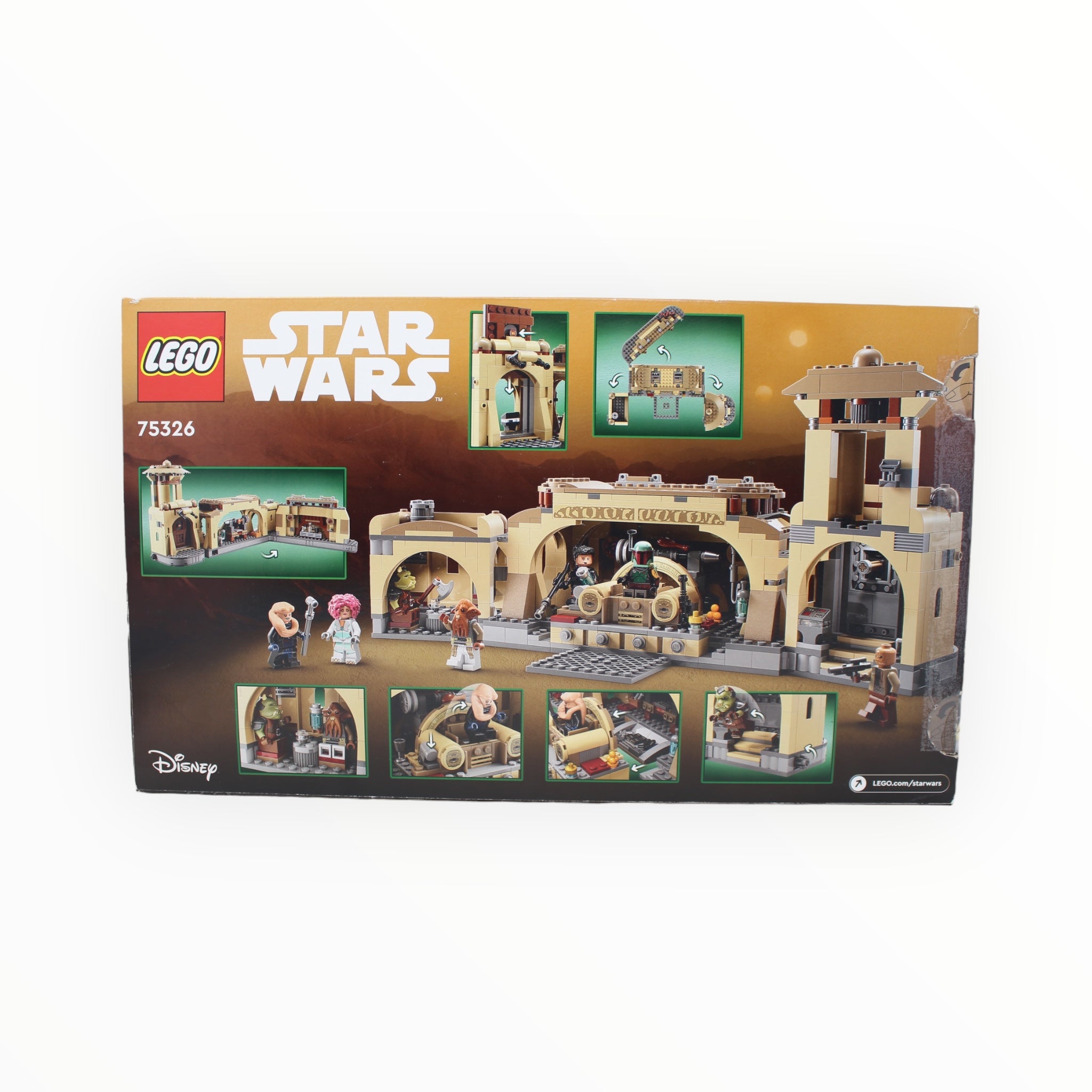Certified Used Set 75326 Star Wars Boba Fett’s Throne Room