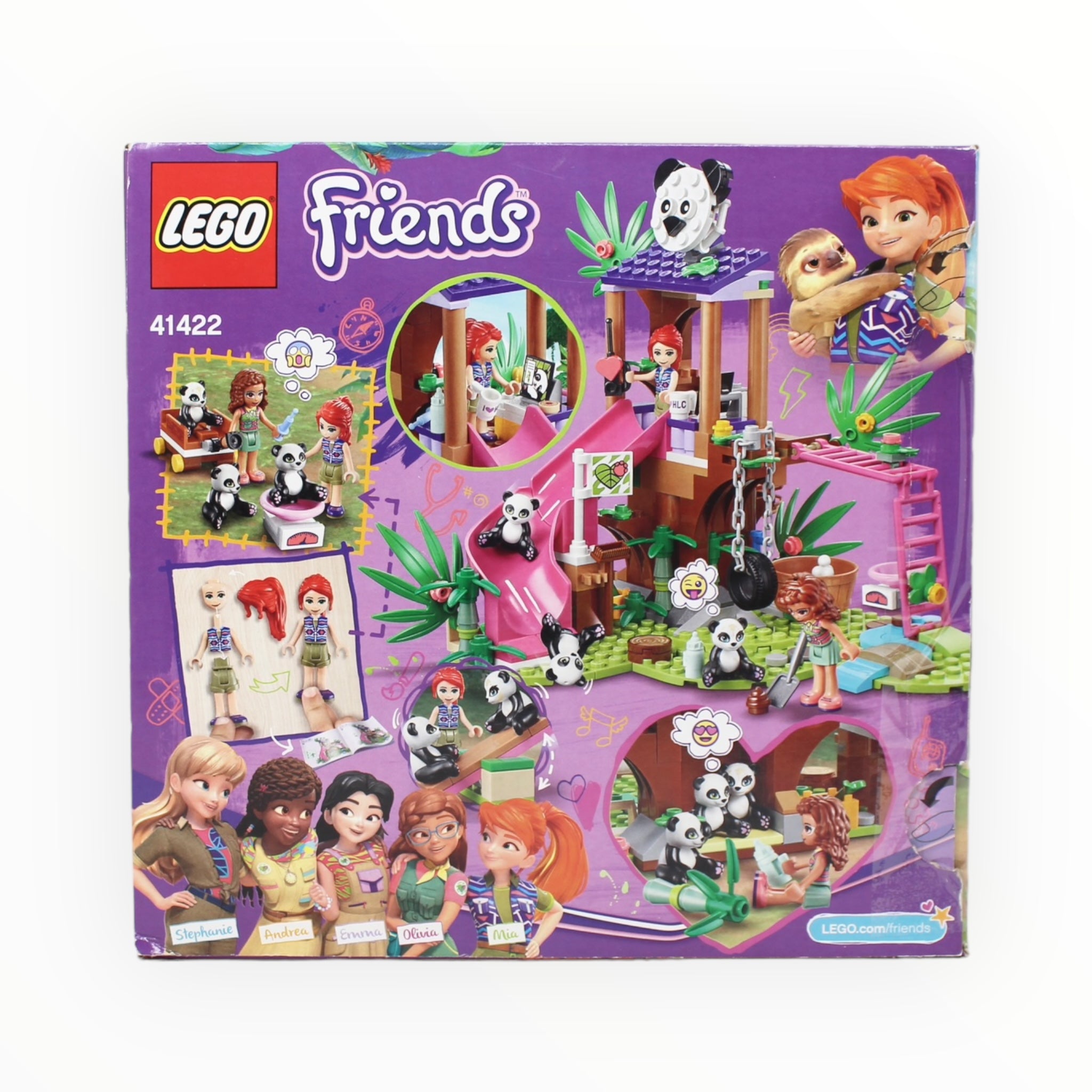 Certified Used Set 41422 Friends Panda Jungle Tree House