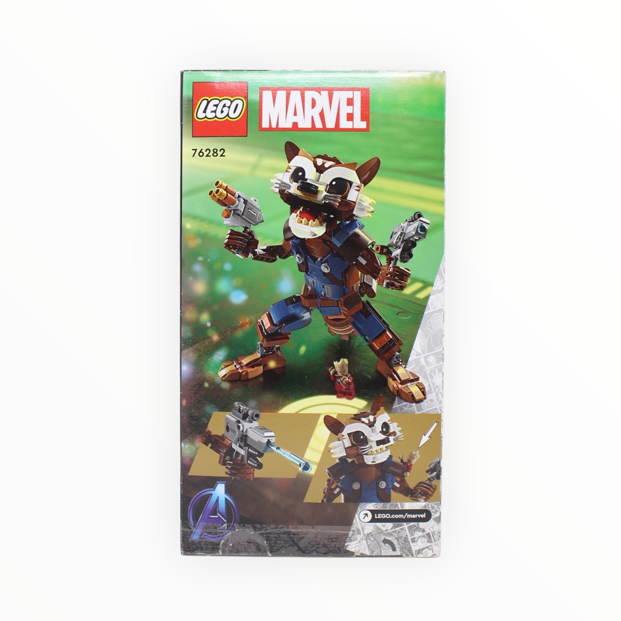 Certified Used Set 76282 Infinity Saga Rocket & Baby Groot