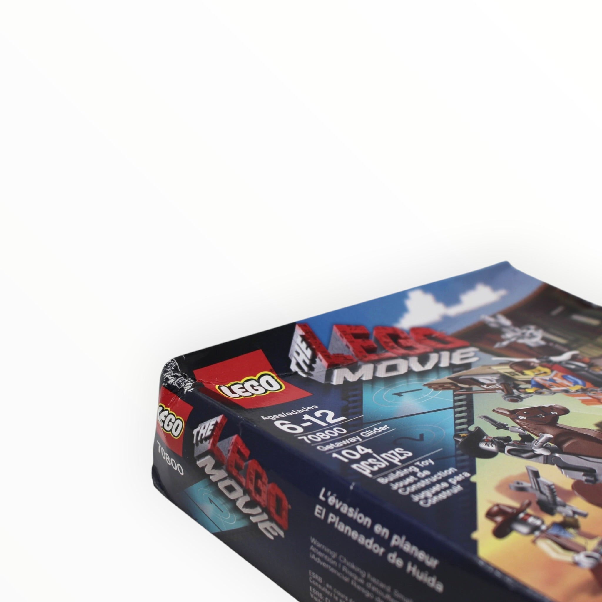 Retired Set 70800 The LEGO Movie Getaway Glider (damaged box)
