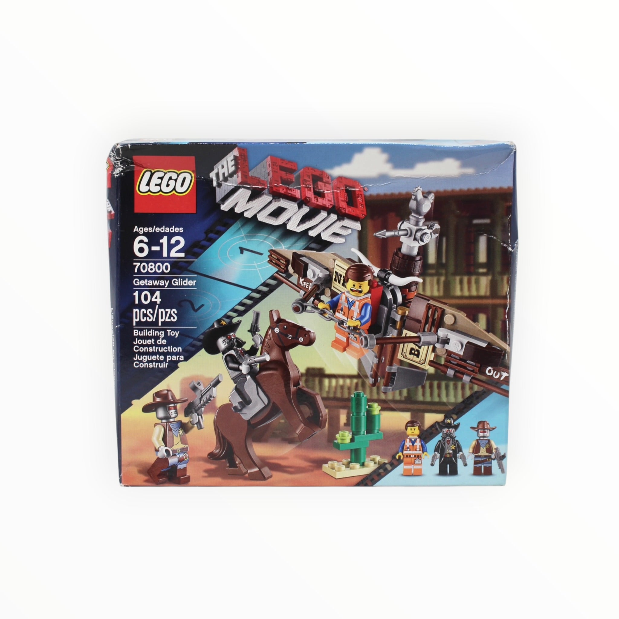 Retired Set 70800 The LEGO Movie Getaway Glider (damaged box)