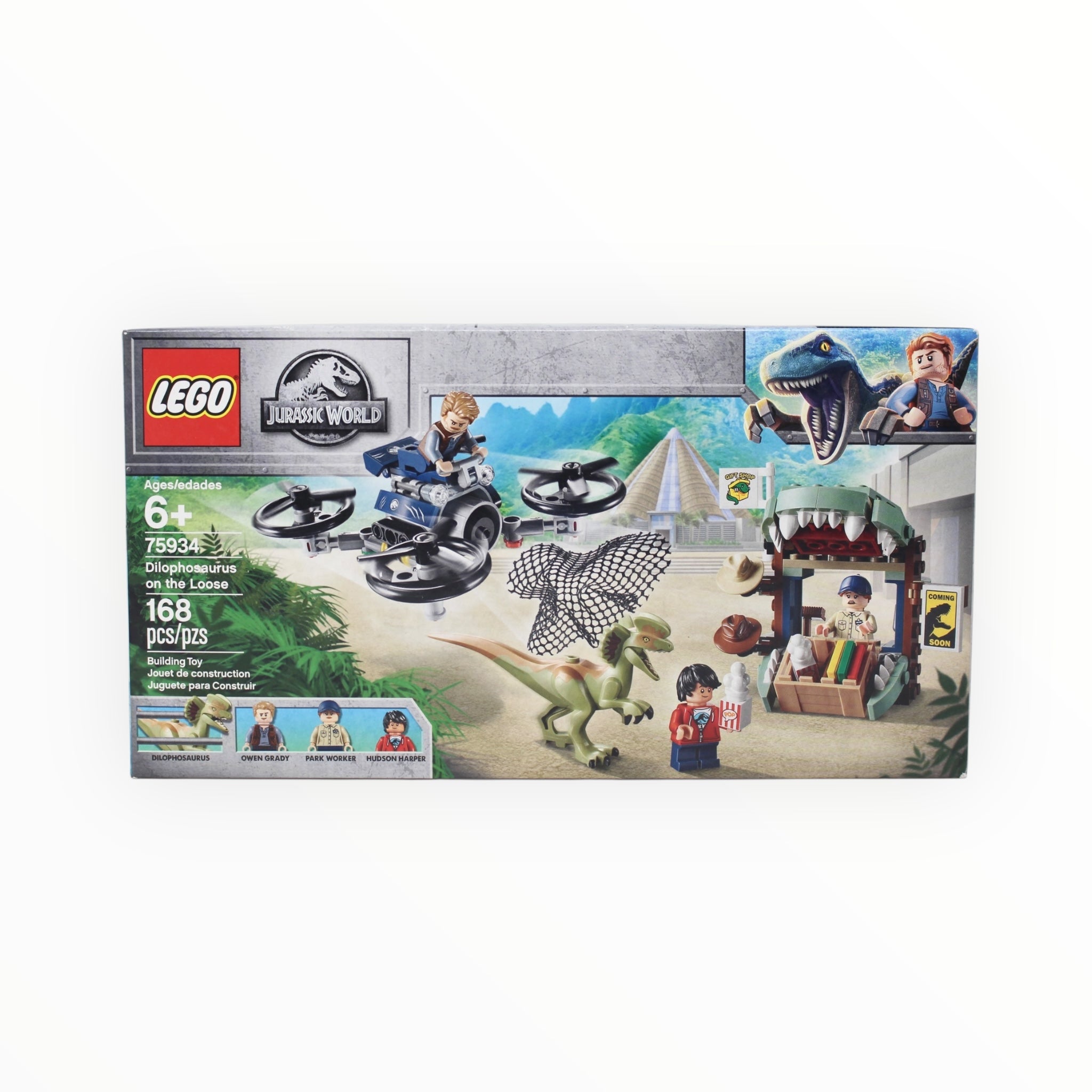 Retired Set 75934 Jurassic World Dilophosaurus on the Loose