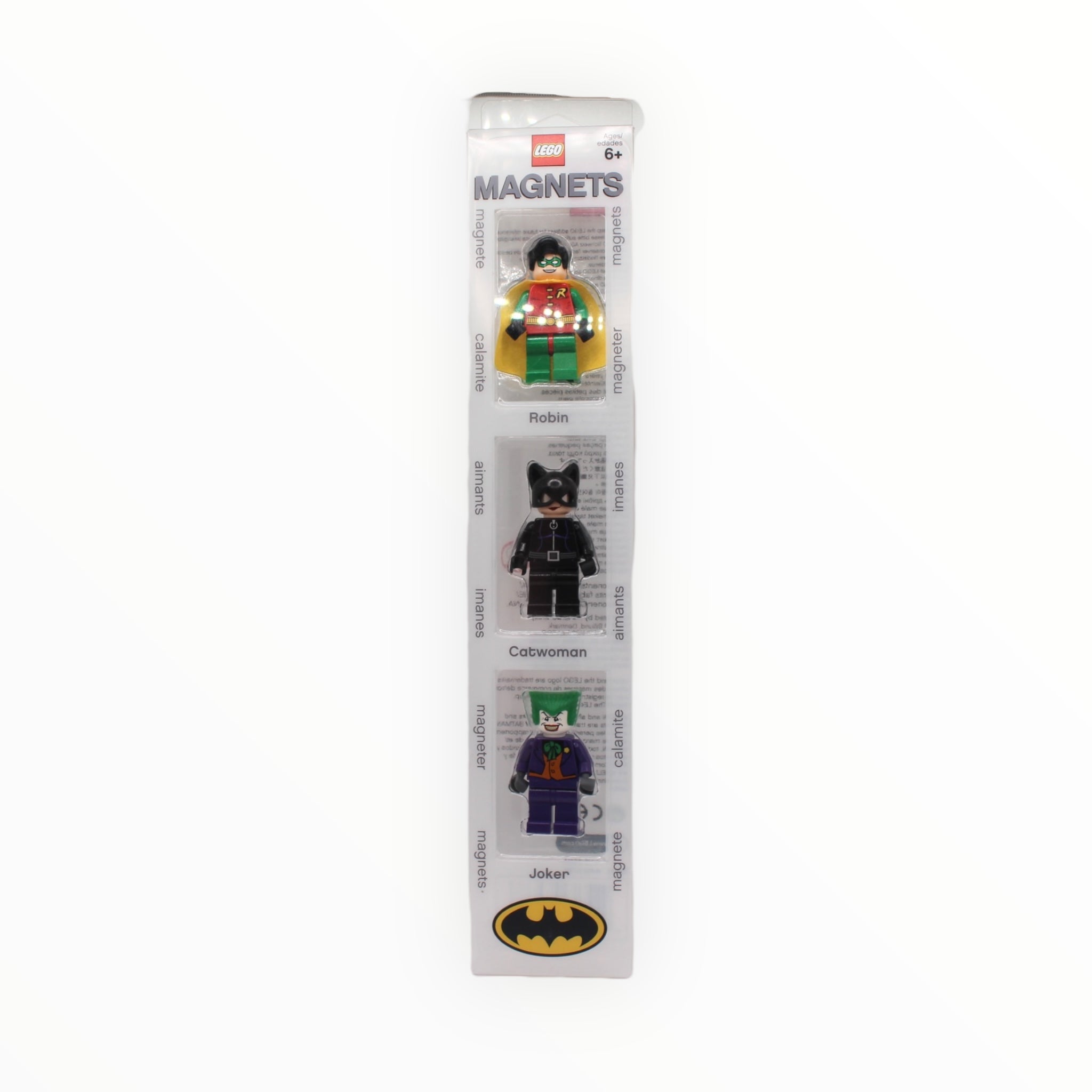 Retired Set 4493781 LEGO Batman Magnet Set - Robin, Catwoman, and Joker Blister Pack