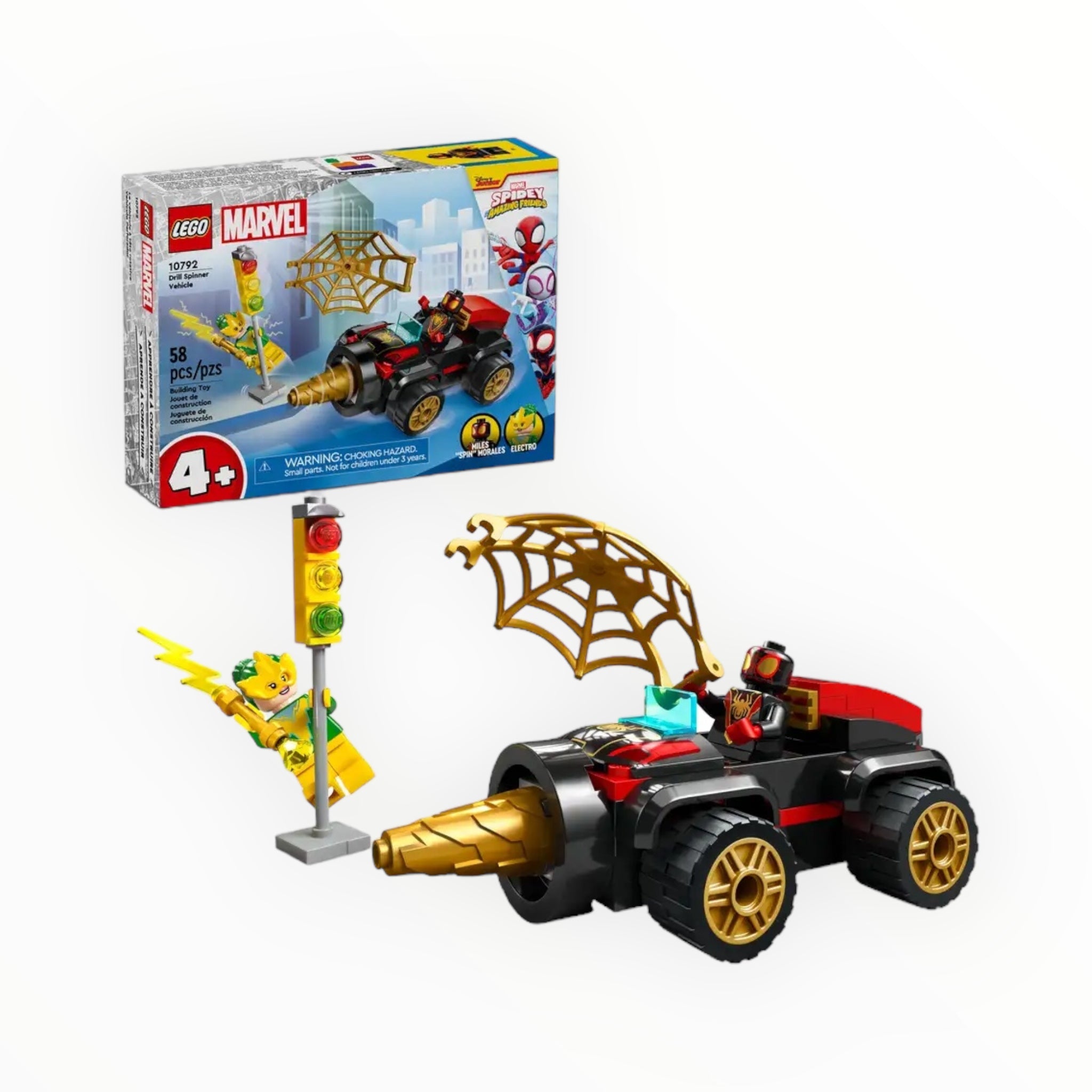 10792 Spidey and his Amazing Friends Drill Spinner Vehicle