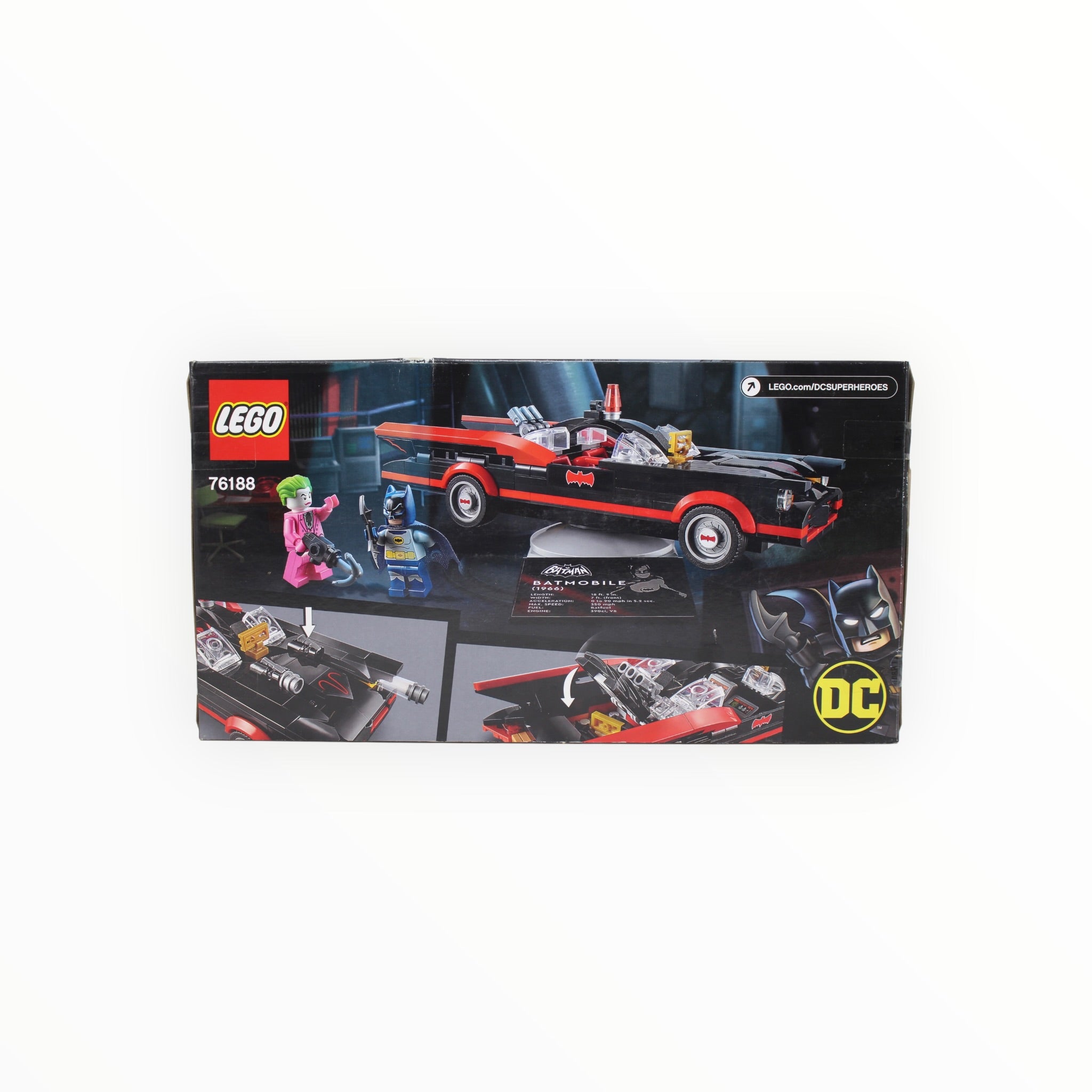 Retired Set 76188 Batman Classic TV Series Batmobile (slight box damage)