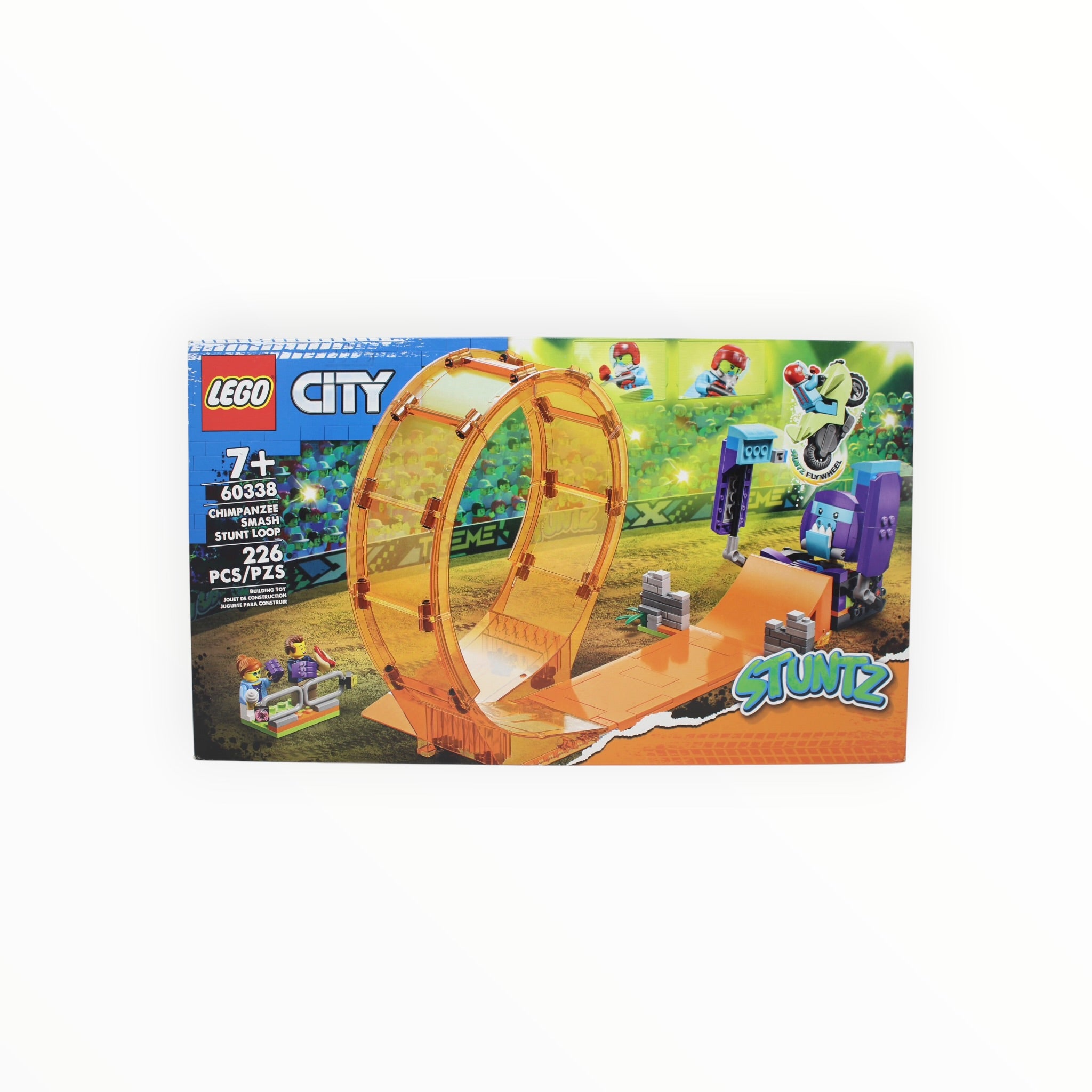 Retired Set 60338 City Stuntz Chimpanzee Smash Stunt Loop