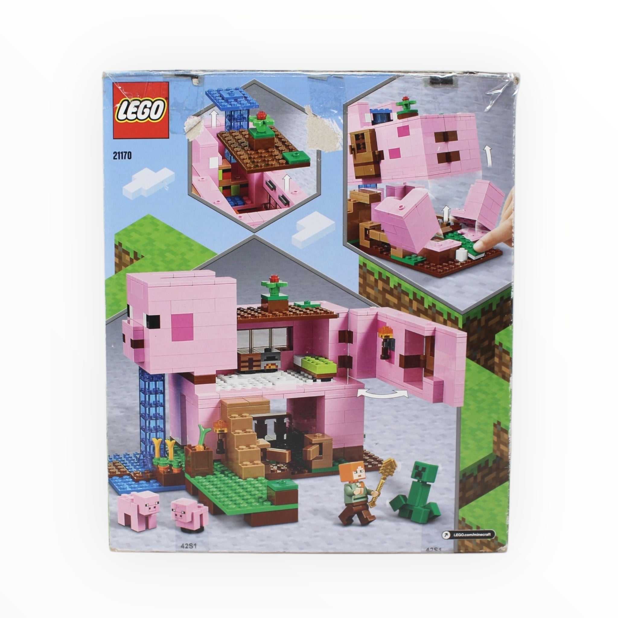 Certified Used Set 21170 Minecraft The Pig House