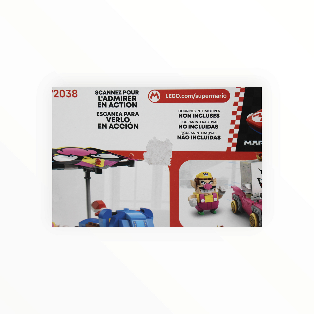 Certified Used Set 72038 Super Mario Wario & King Boo (slight box damage)