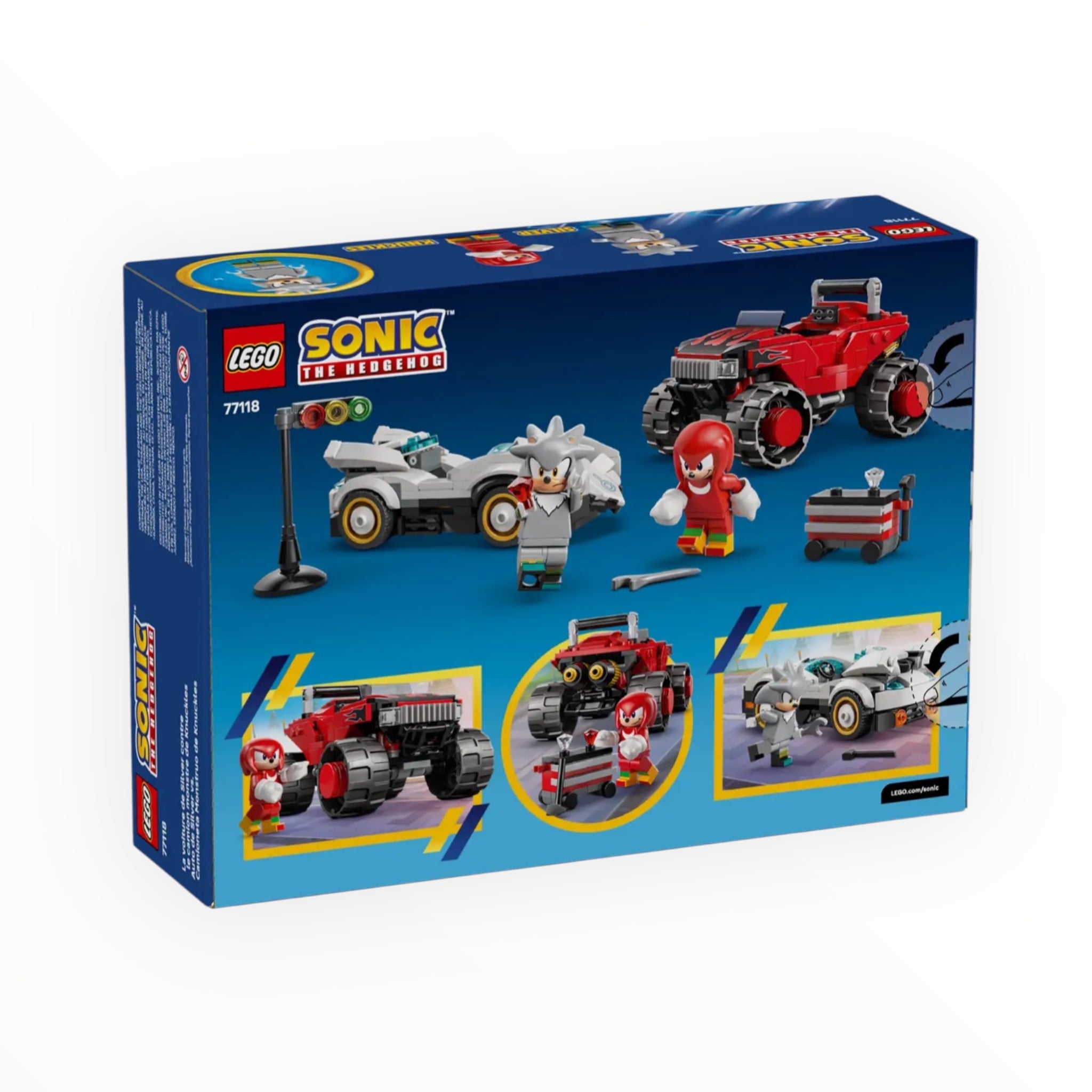 77118 Sonic the Hedgehog Silver’s Car vs. Knuckles’ Monster Truck
