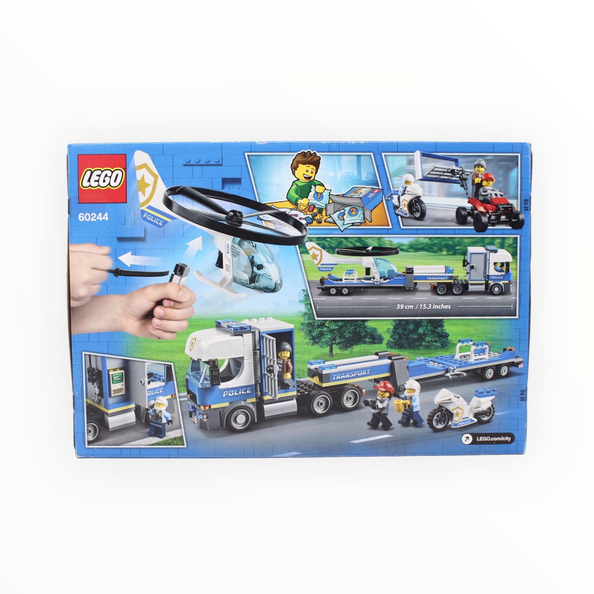 Retired Set 60244 City Police Helicopter Transport