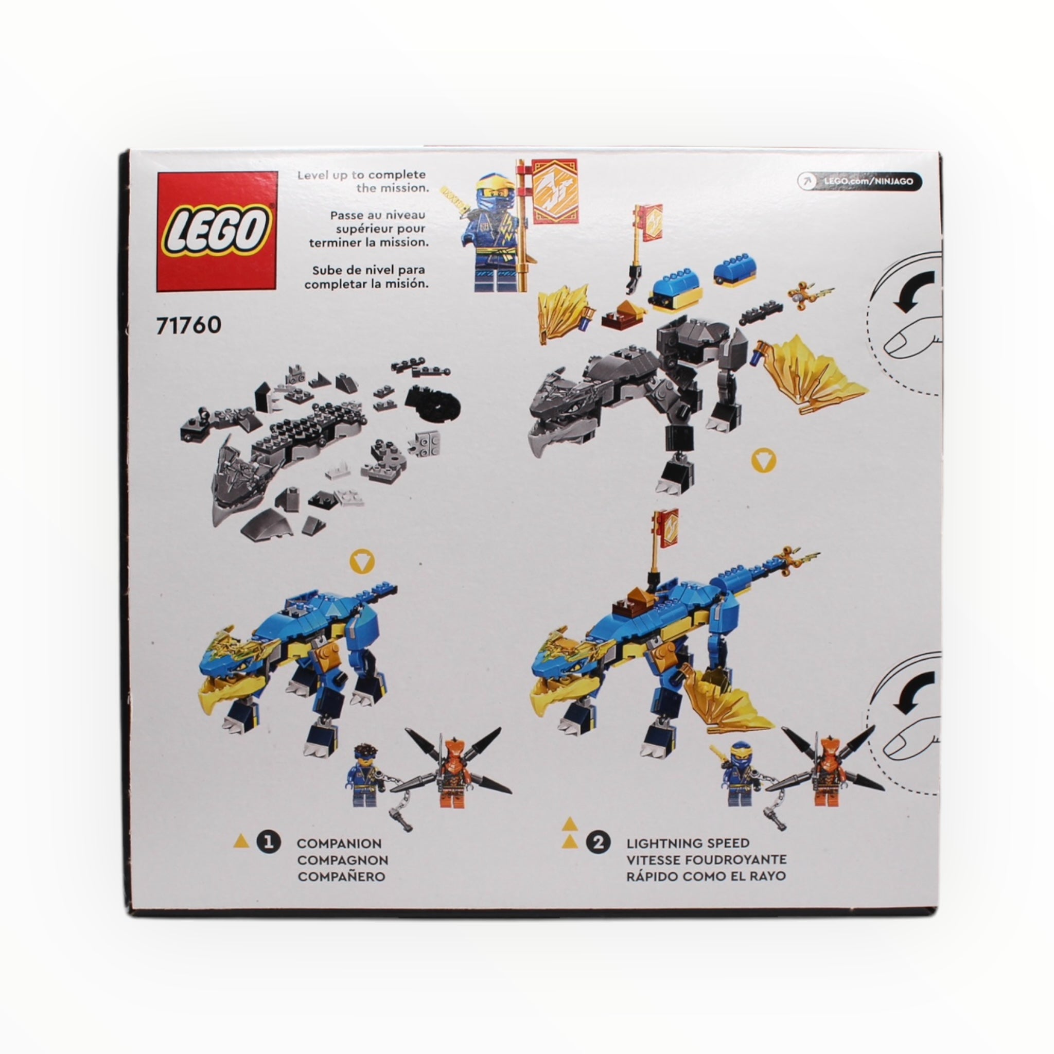 Retired Set 71760 Ninjago Jay’s Thunder Dragon EVO