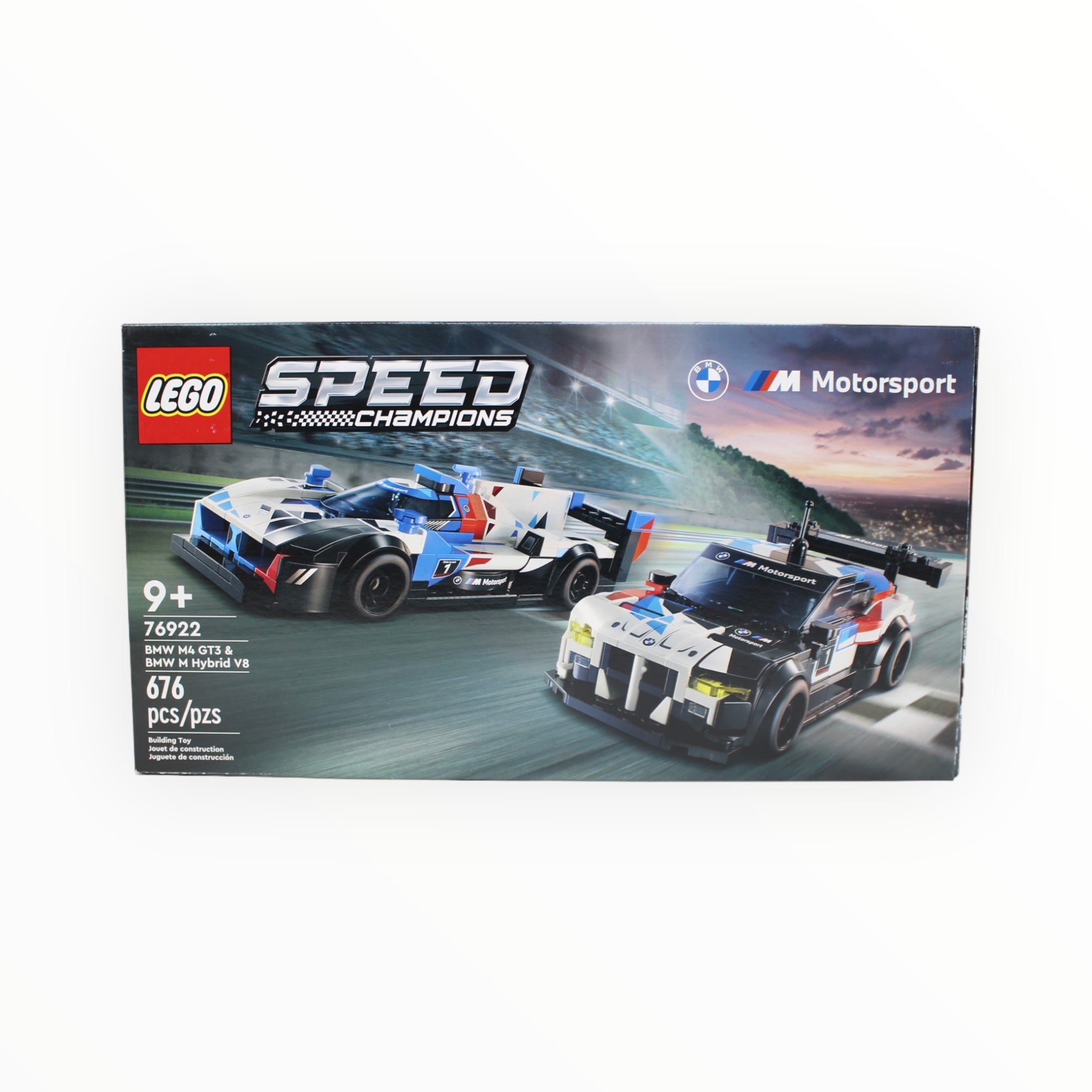 Certified Used Set 76922 Speed Champions BMW M4 GT3 & MBW M Hybrid V8