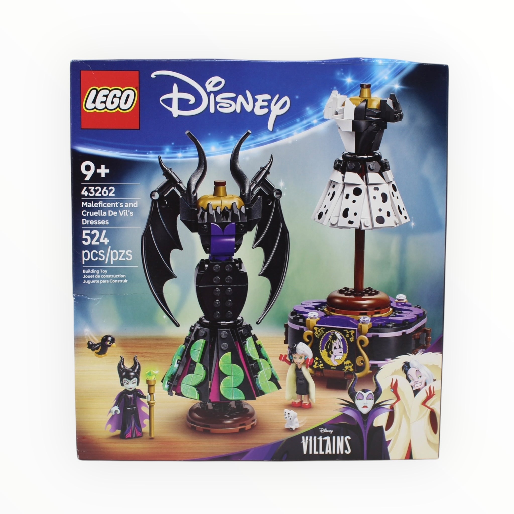 43262 Disney Maleficent's and Cruella De Vil's Dresses (damaged box)