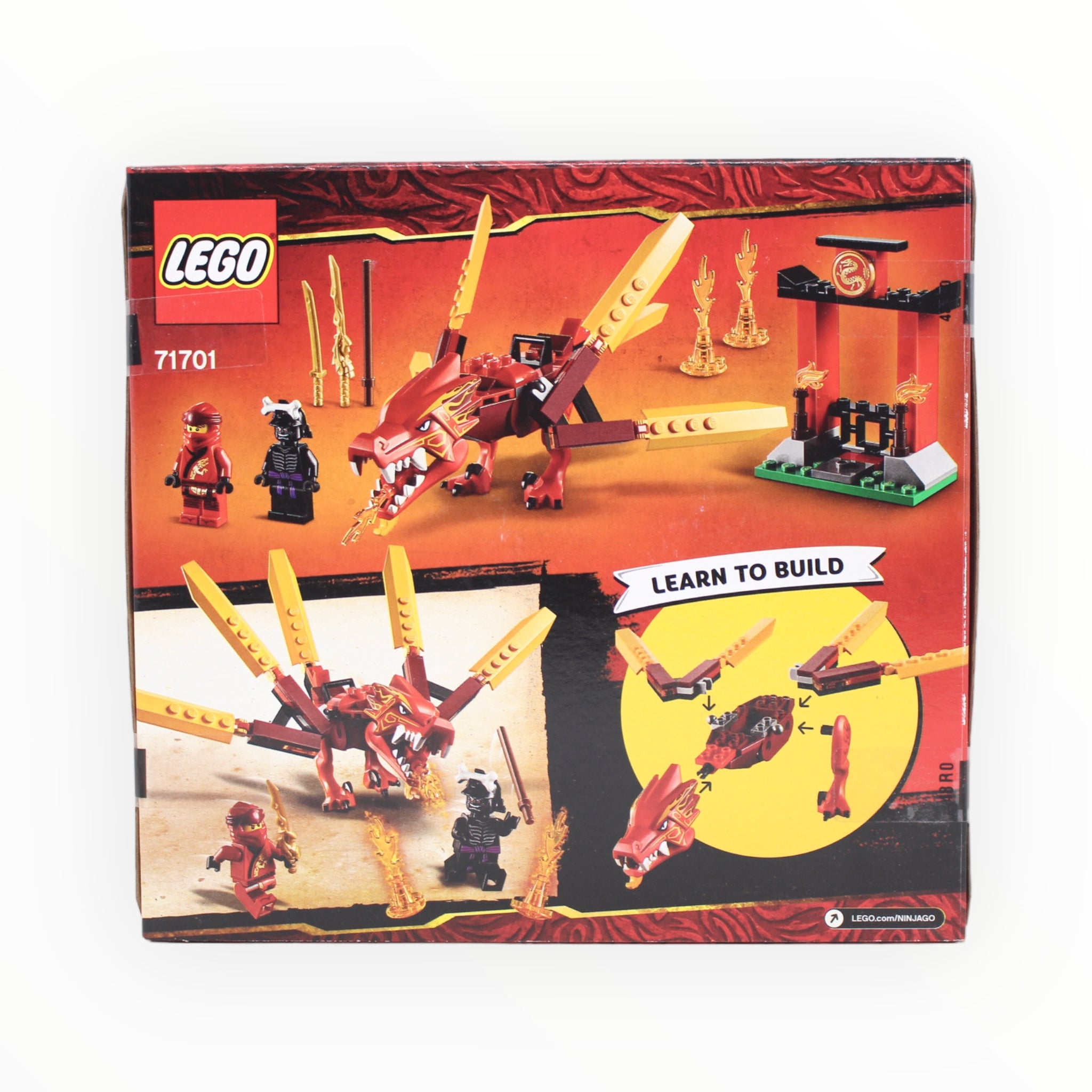 Retired Set 71701 Ninjago Kai’s Fire Dragon