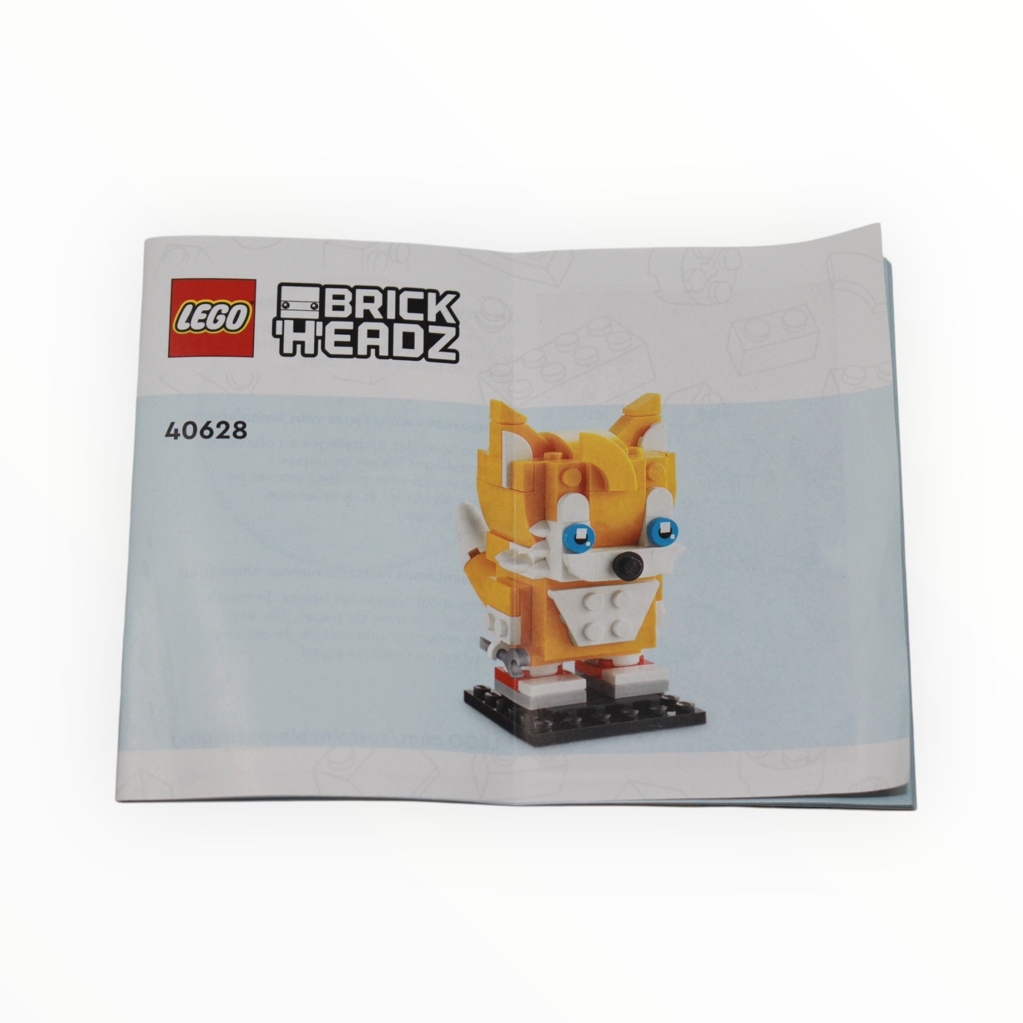 Used Set 40628 BrickHeadz Sonic the Hedgehog Miles "Tails" Prower